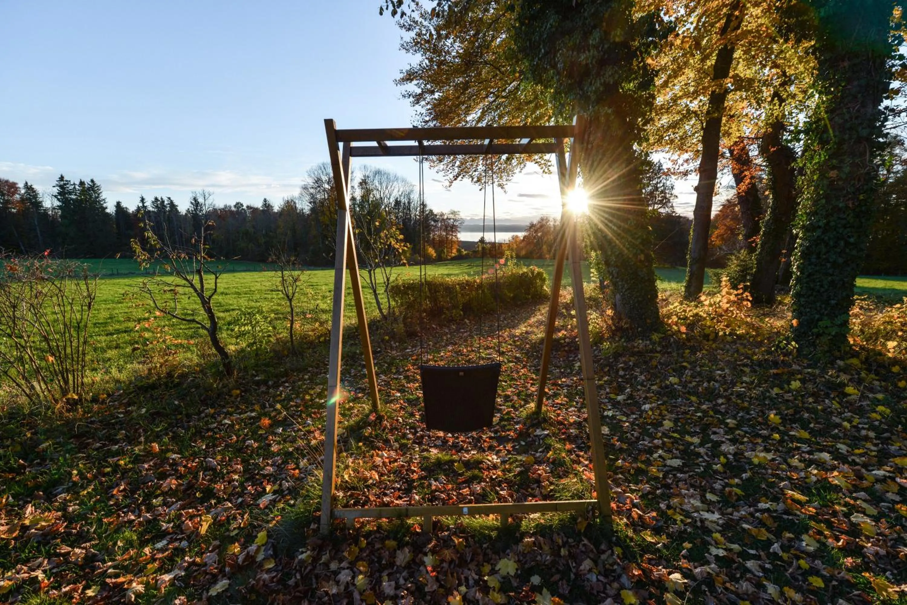 Natural landscape in Biohotel Schlossgut Oberambach