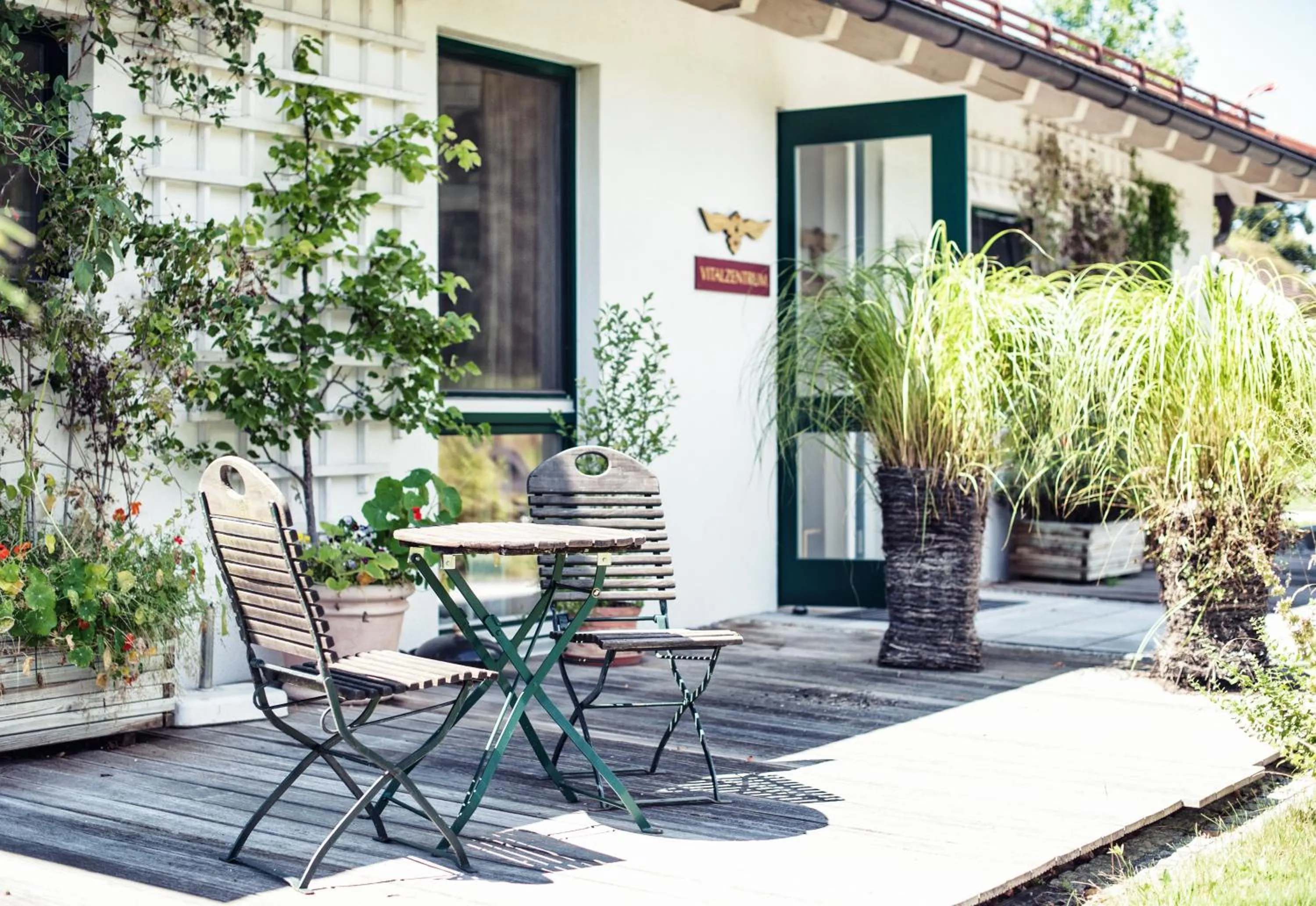 Property building in Biohotel Schlossgut Oberambach