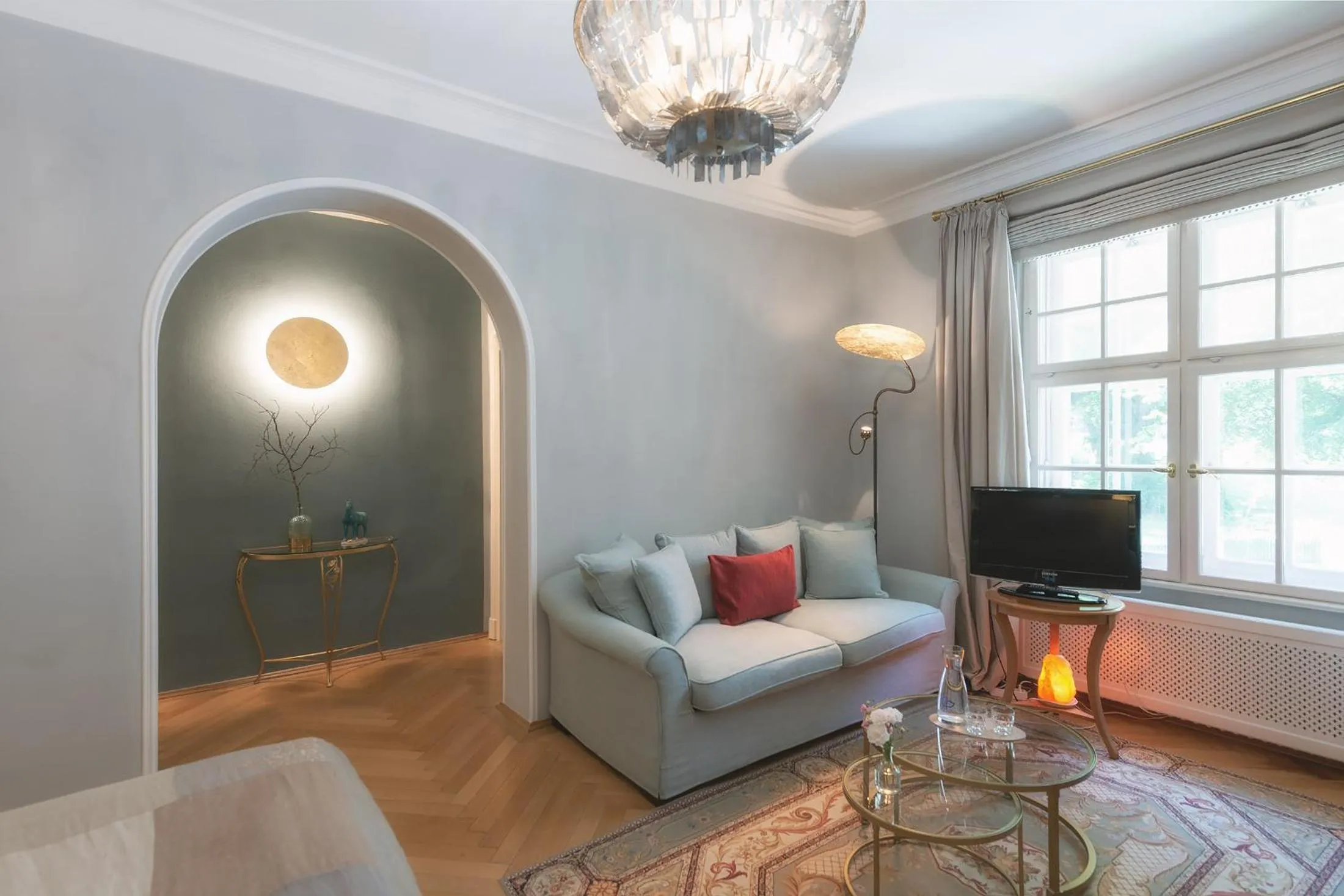 Seating area in Biohotel Schlossgut Oberambach