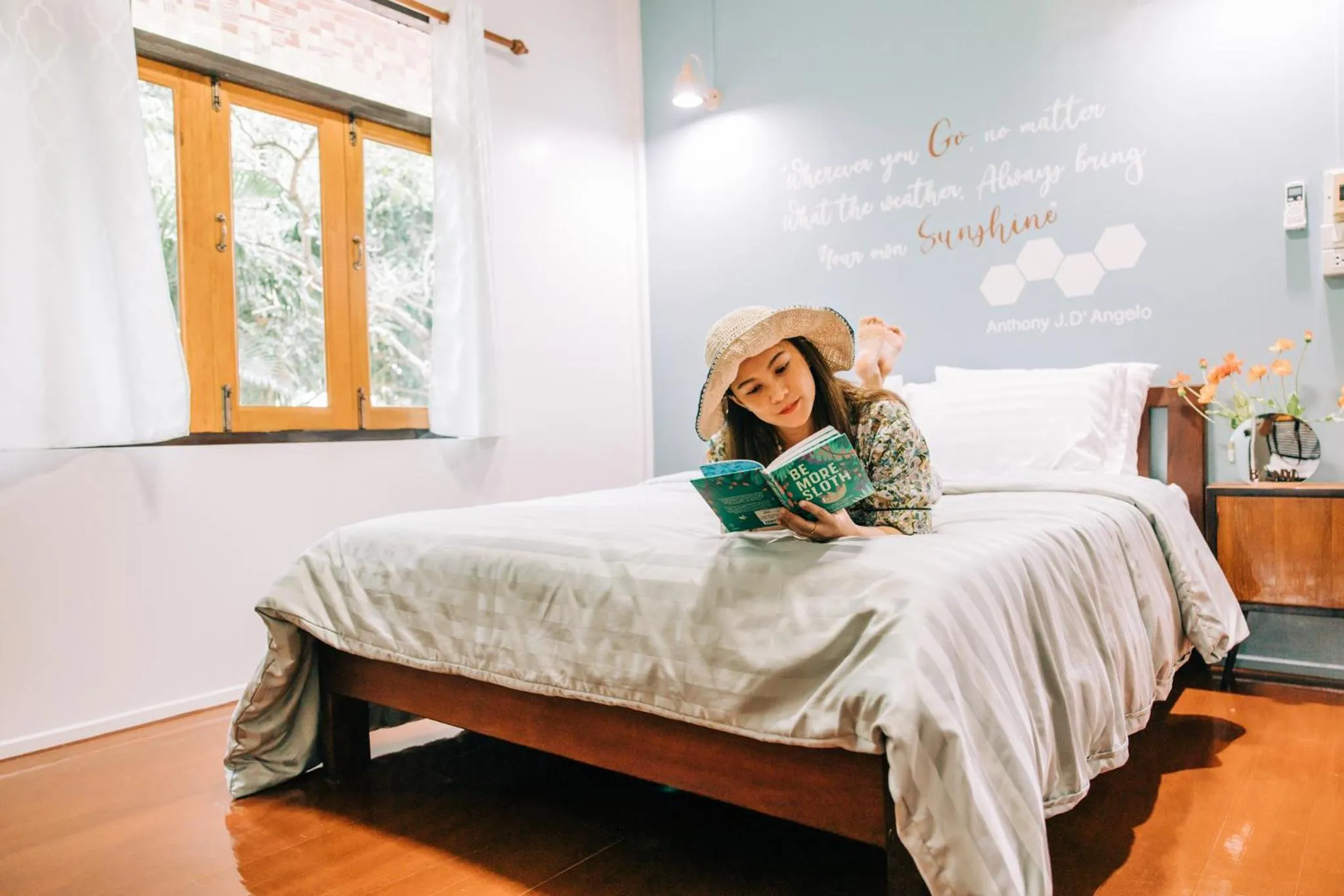 Bed in Banya BnB ที่พักบ้านย่าบีแอนด์บี เมืองประจวบฯ