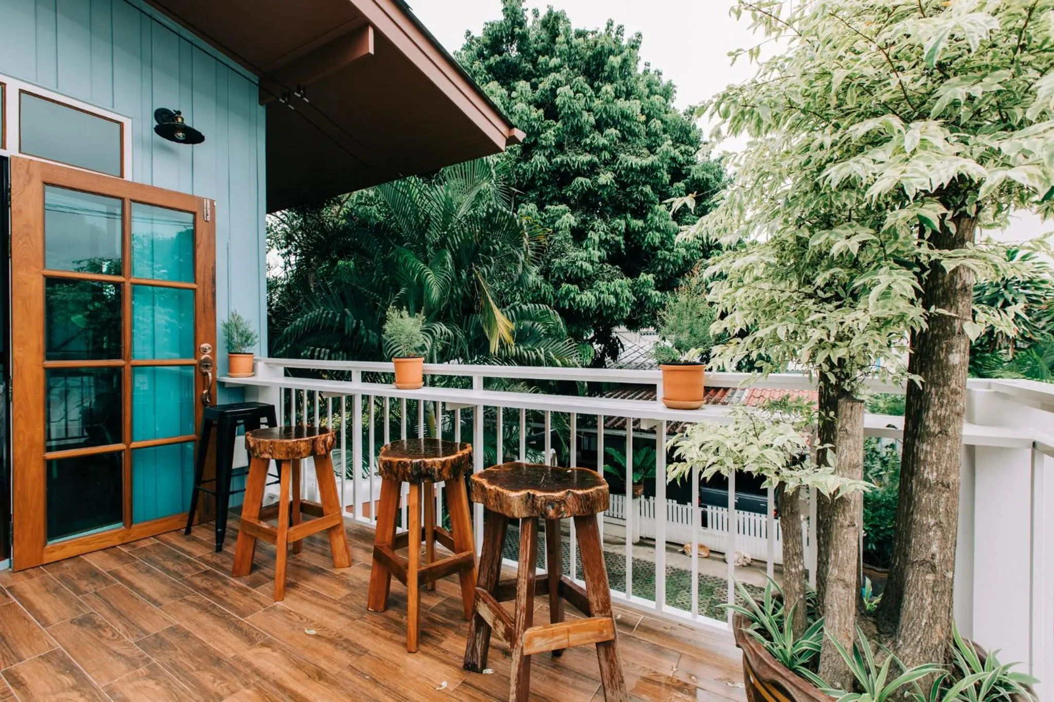 Patio in Banya BnB ที่พักบ้านย่าบีแอนด์บี เมืองประจวบฯ