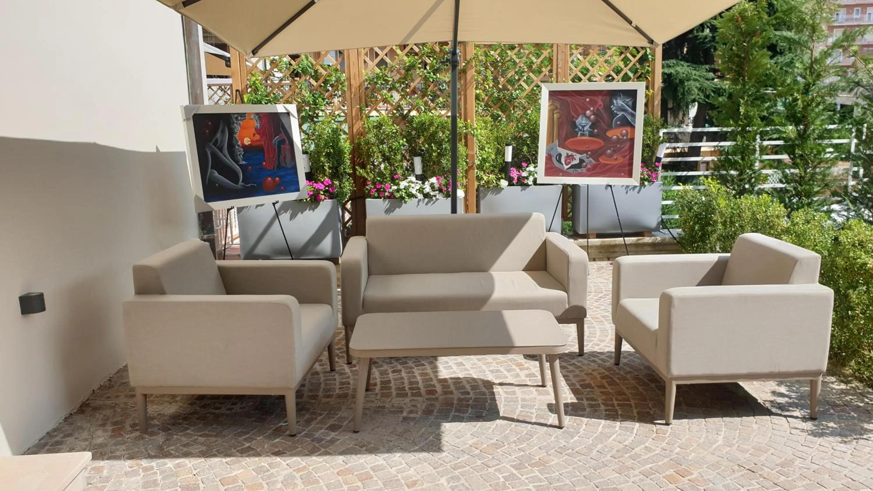 Garden in Relais Villa Montedonzelli