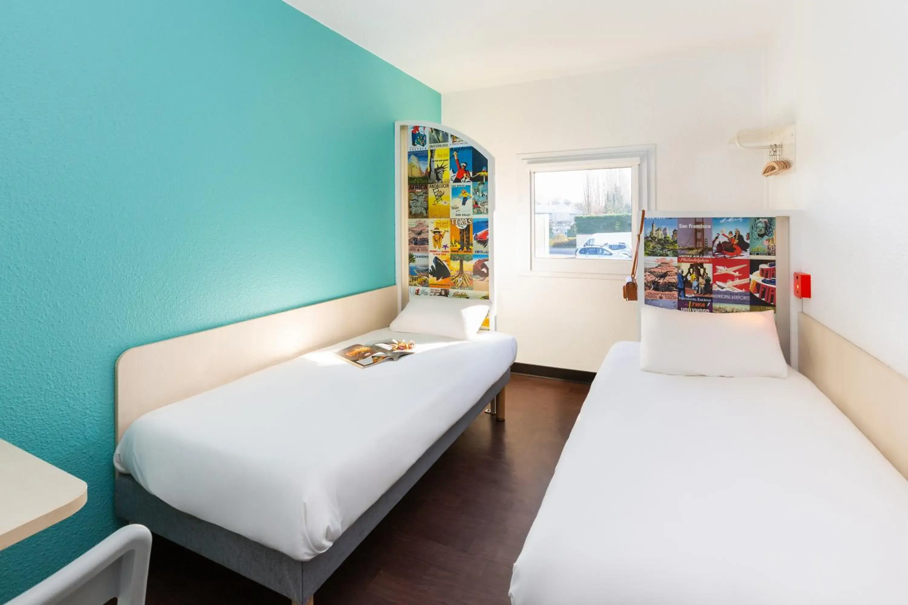 Twin Room with Shared Bathroom in hotelF1 Lorient Twin Room with Shared Bathroom in hotelF1 Lorient