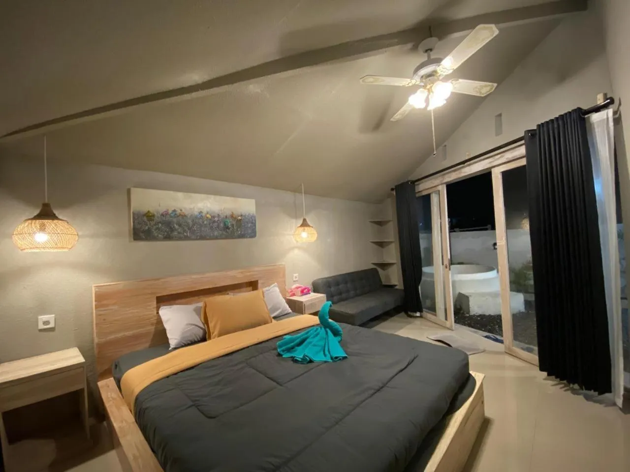 Bed in Batur Homestay and Lodge