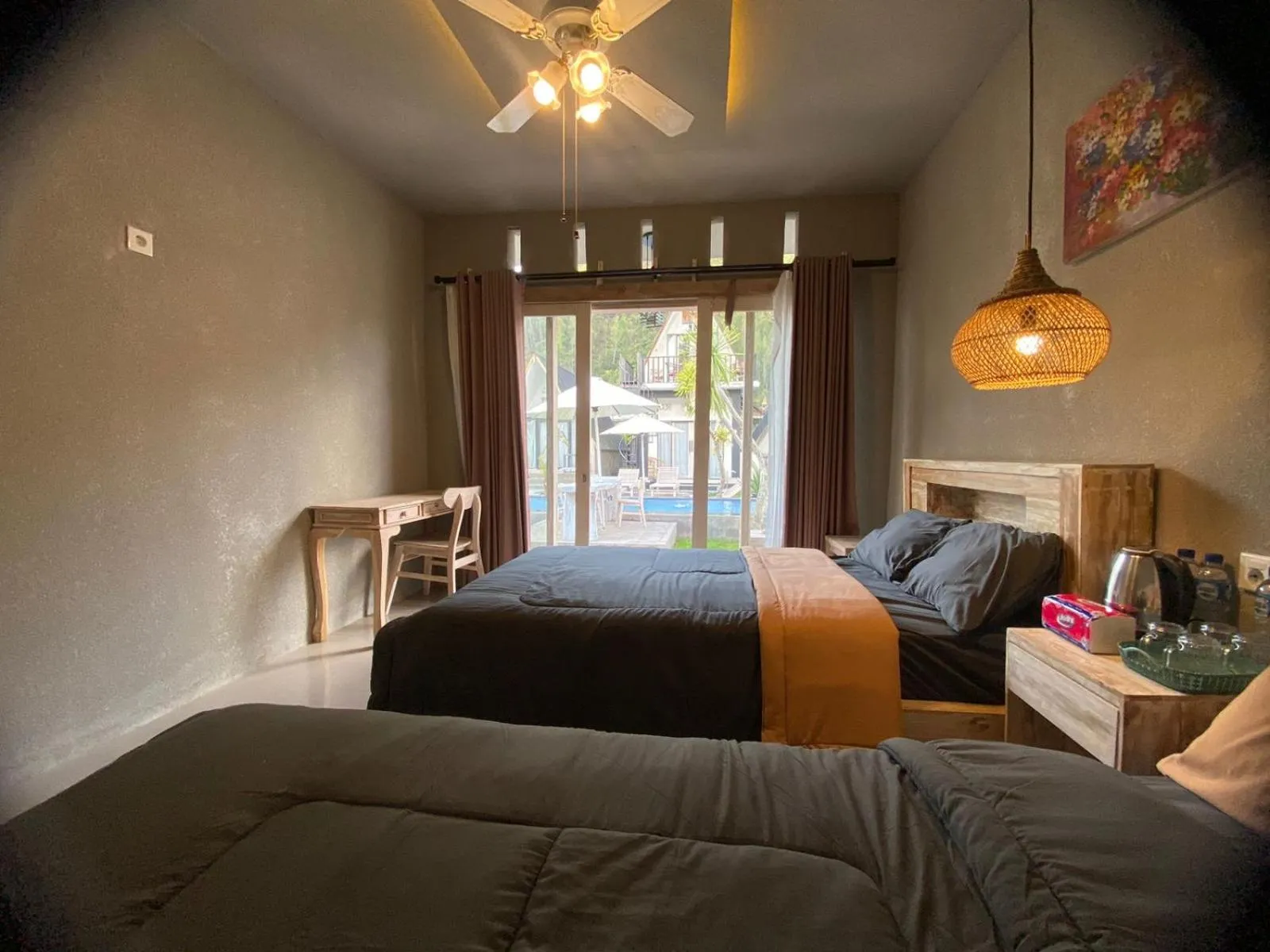 Bed in Batur Homestay and Lodge