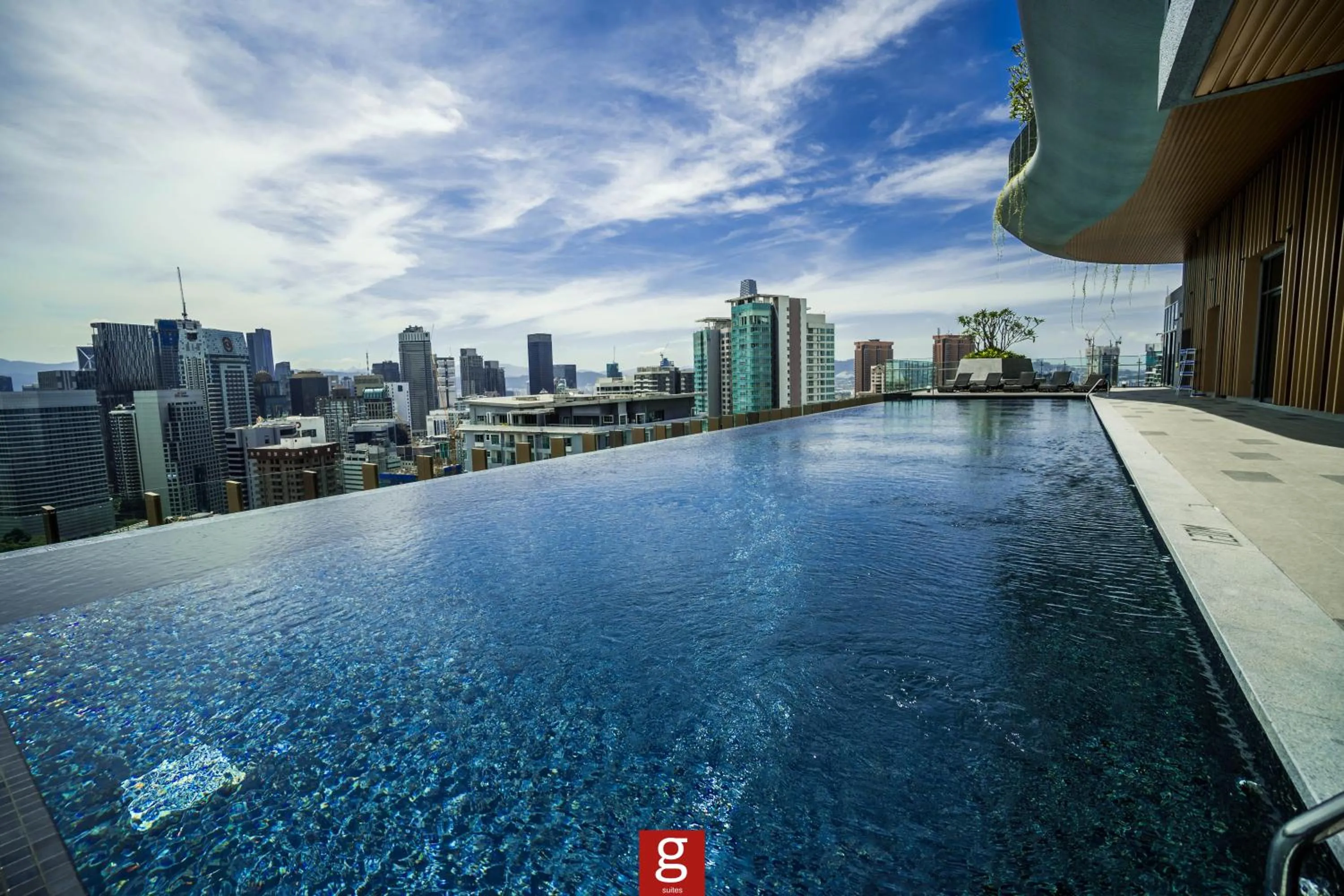 Property building in Ceylonz Suites KLCC Rooftop Infinity Pool KL Tower View