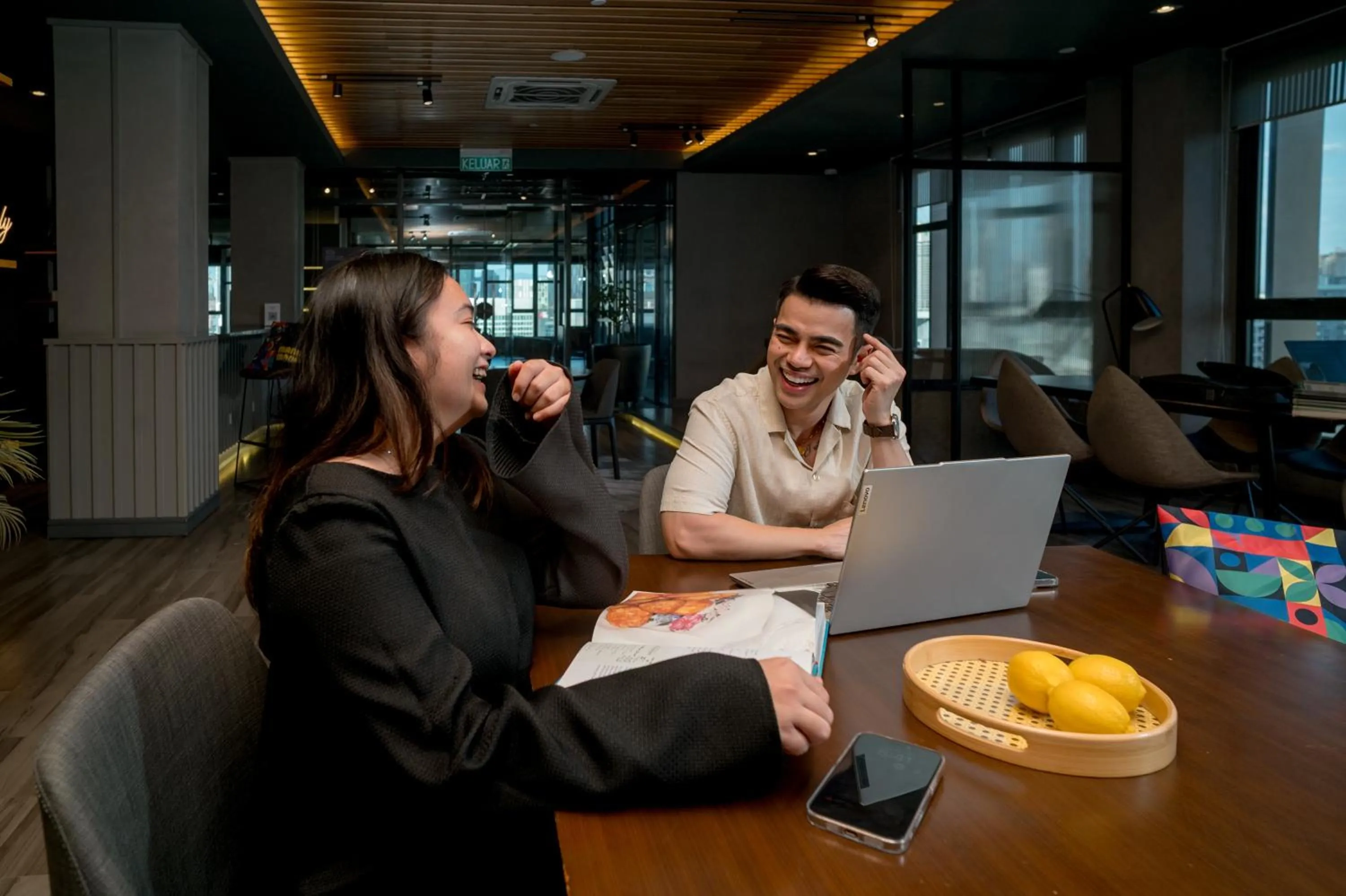 Meeting/conference room in Ceylonz Suites KLCC Rooftop Infinity Pool KL Tower View
