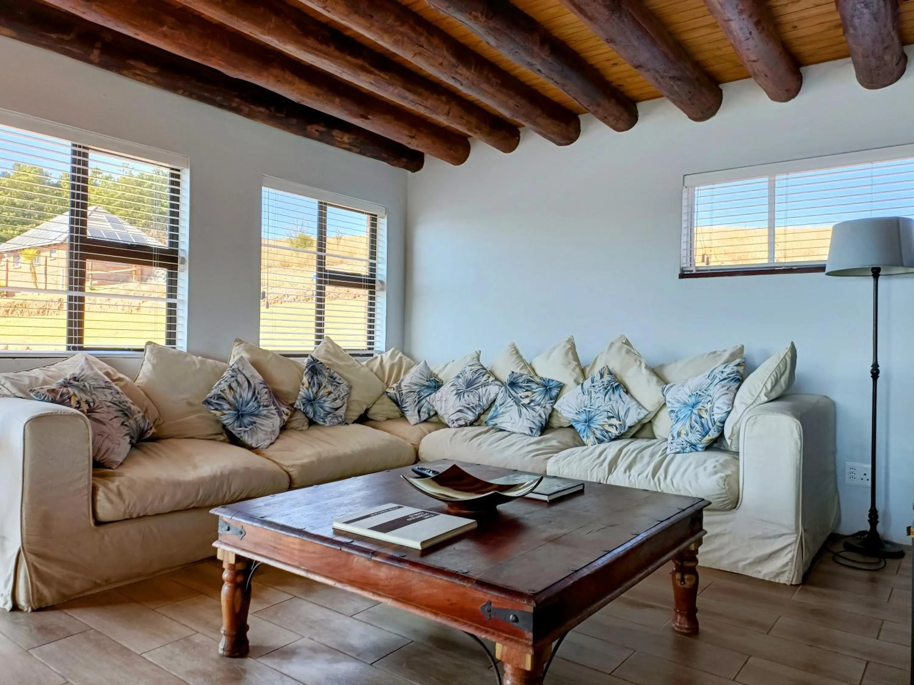 Living room in Sedgefield Lodge