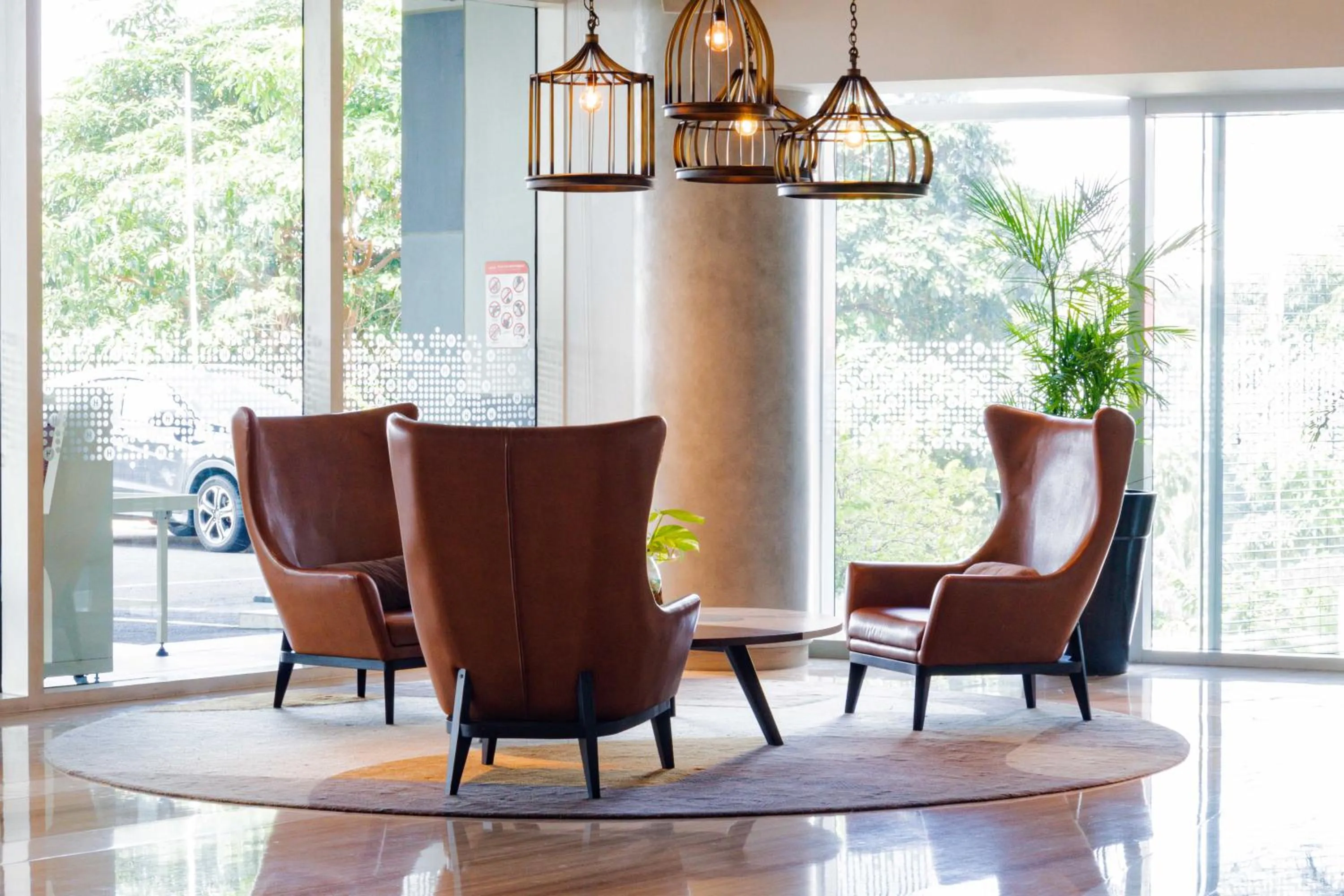 Lobby or reception in Harris Suites Puri Mansion