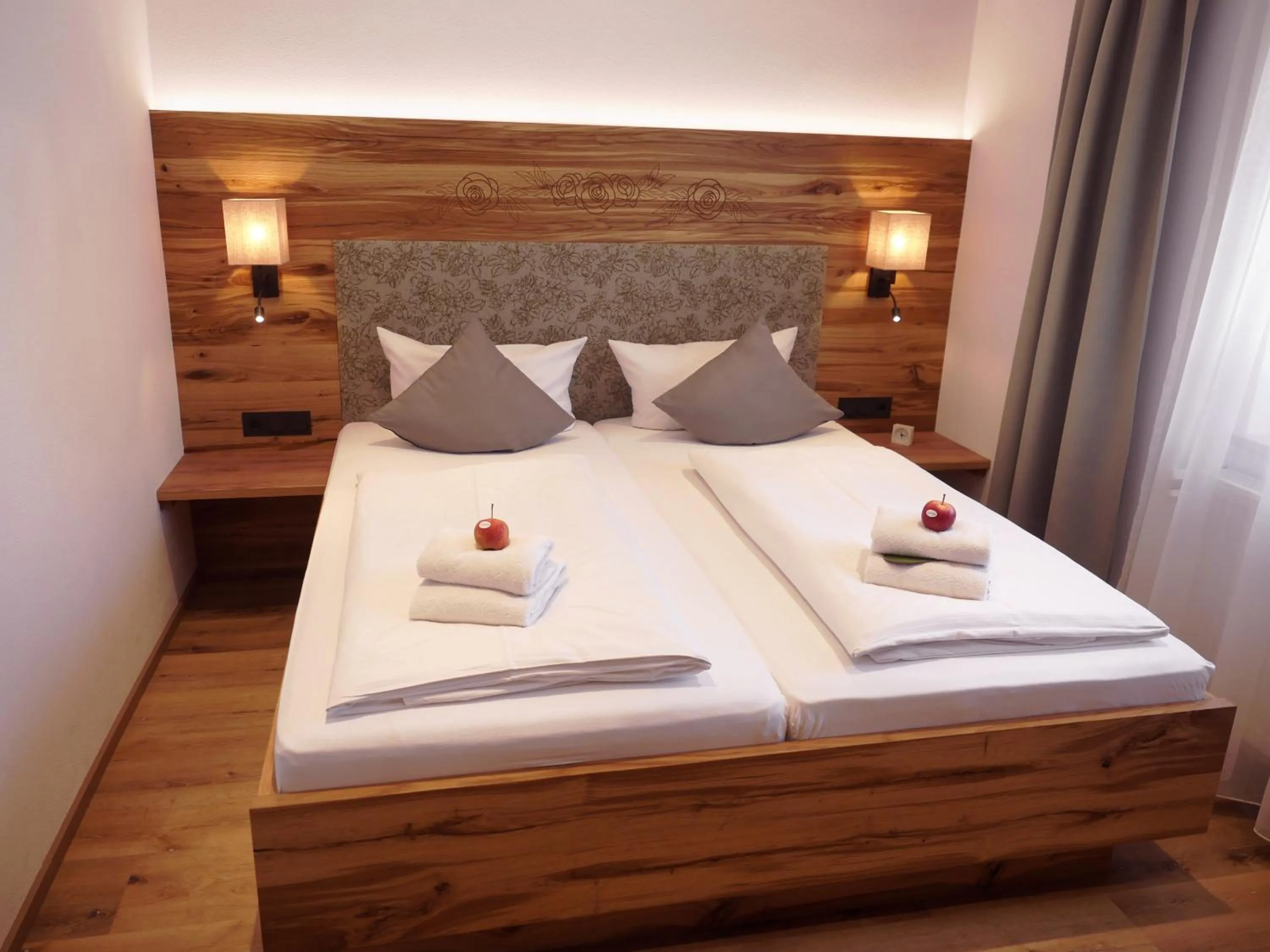 Bed in DEVA Hotel Alpenglück