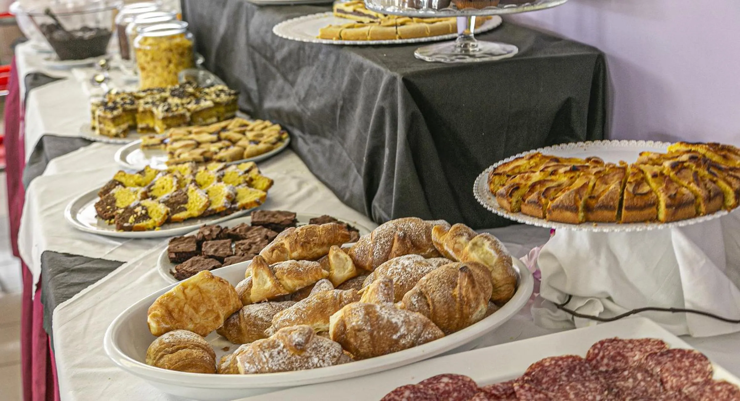 Italian breakfast in Hotel Tropical