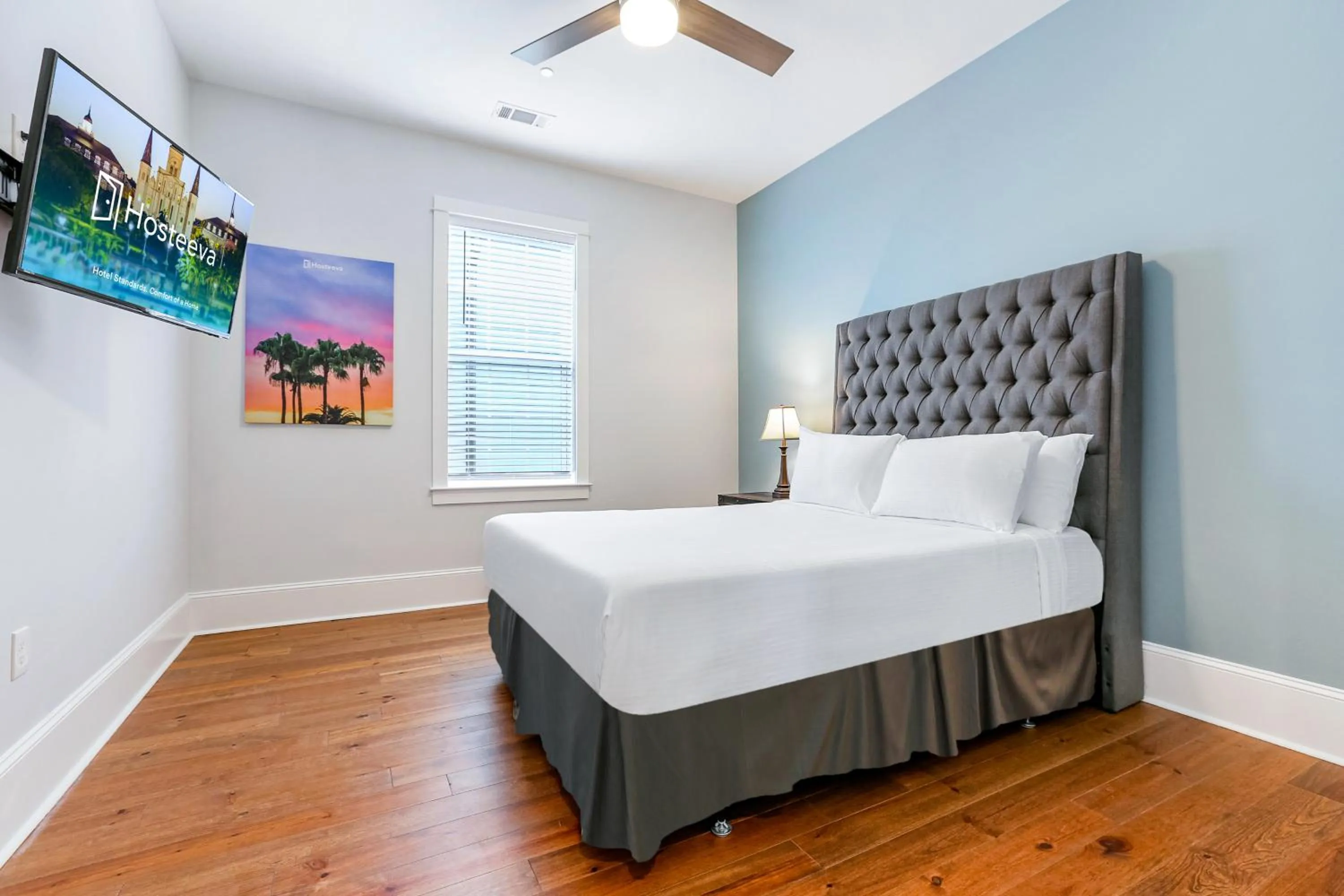 Bedroom, Bed in Hosteeva Chic Urban Retreat w Pool Steps to St Charles Ave and Near Bourbon St