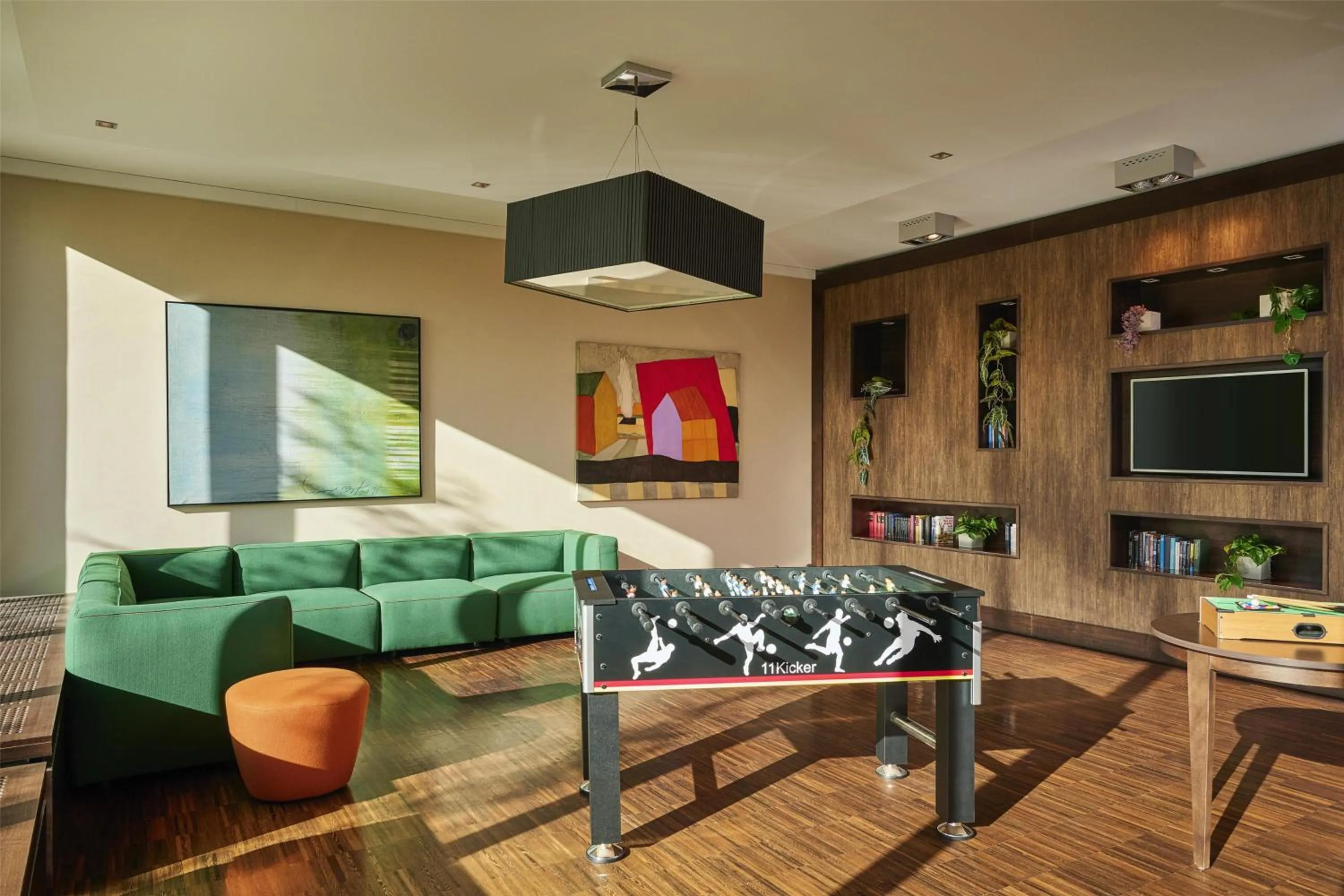 Lobby or reception in NH Stuttgart Airport