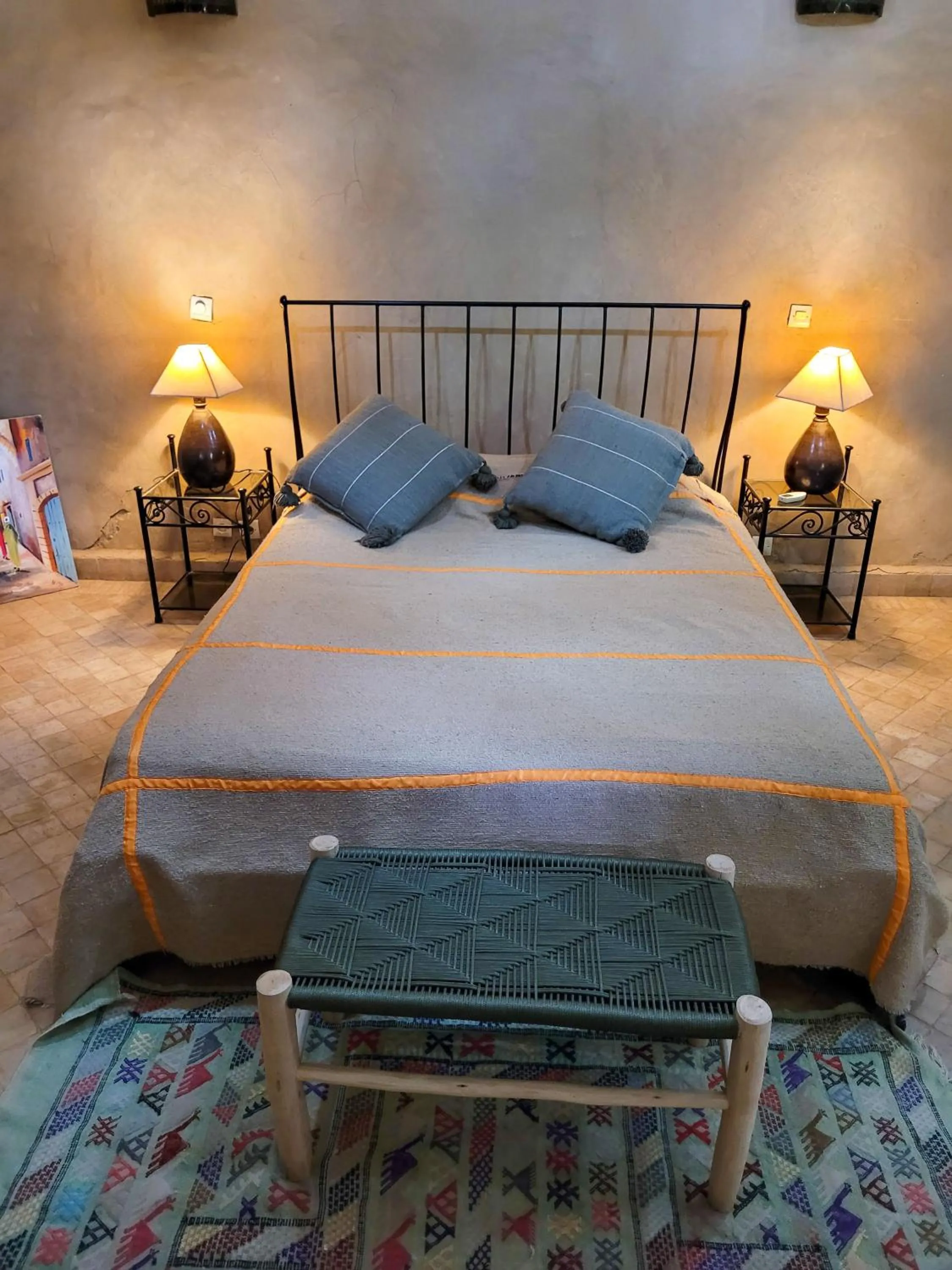 Bed in Riad Ain Khadra