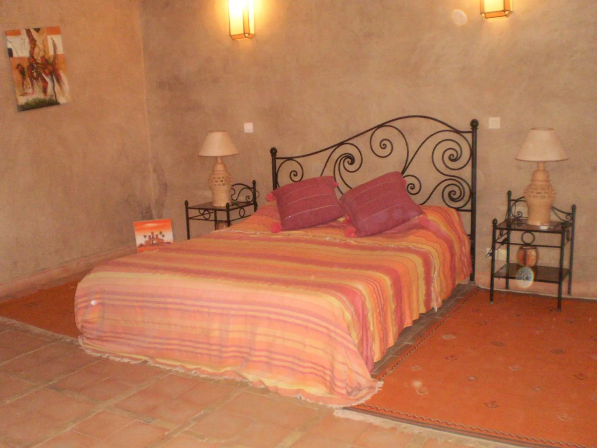 Bed in Riad Ain Khadra