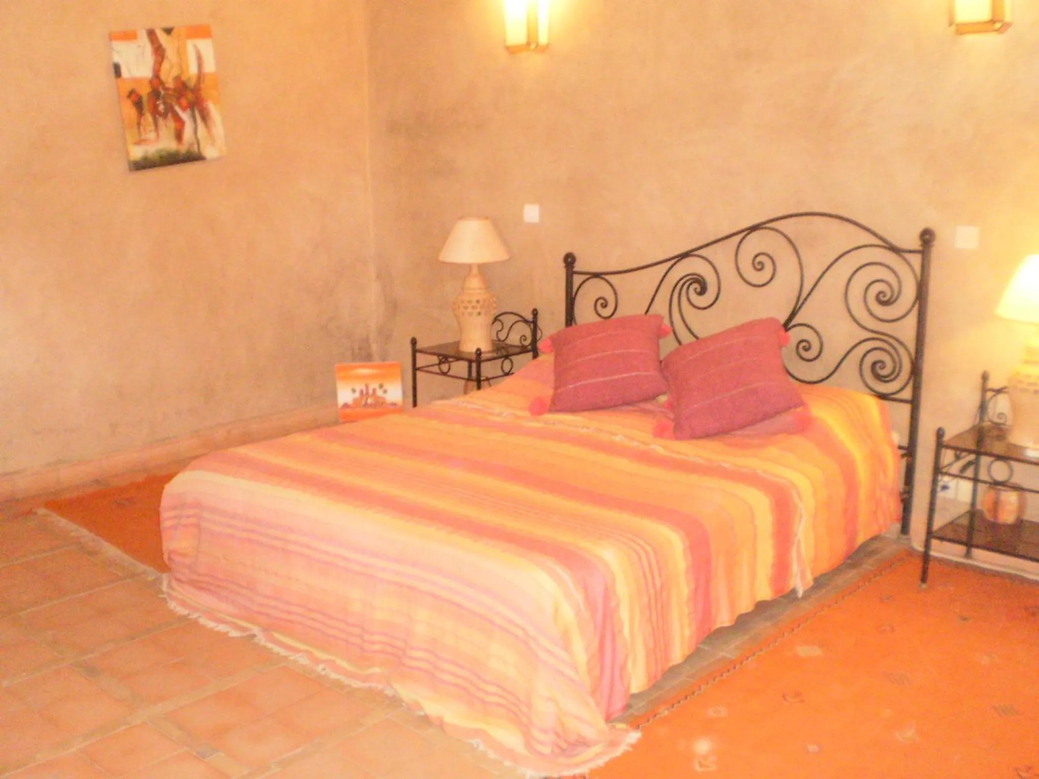 Bed in Riad Ain Khadra