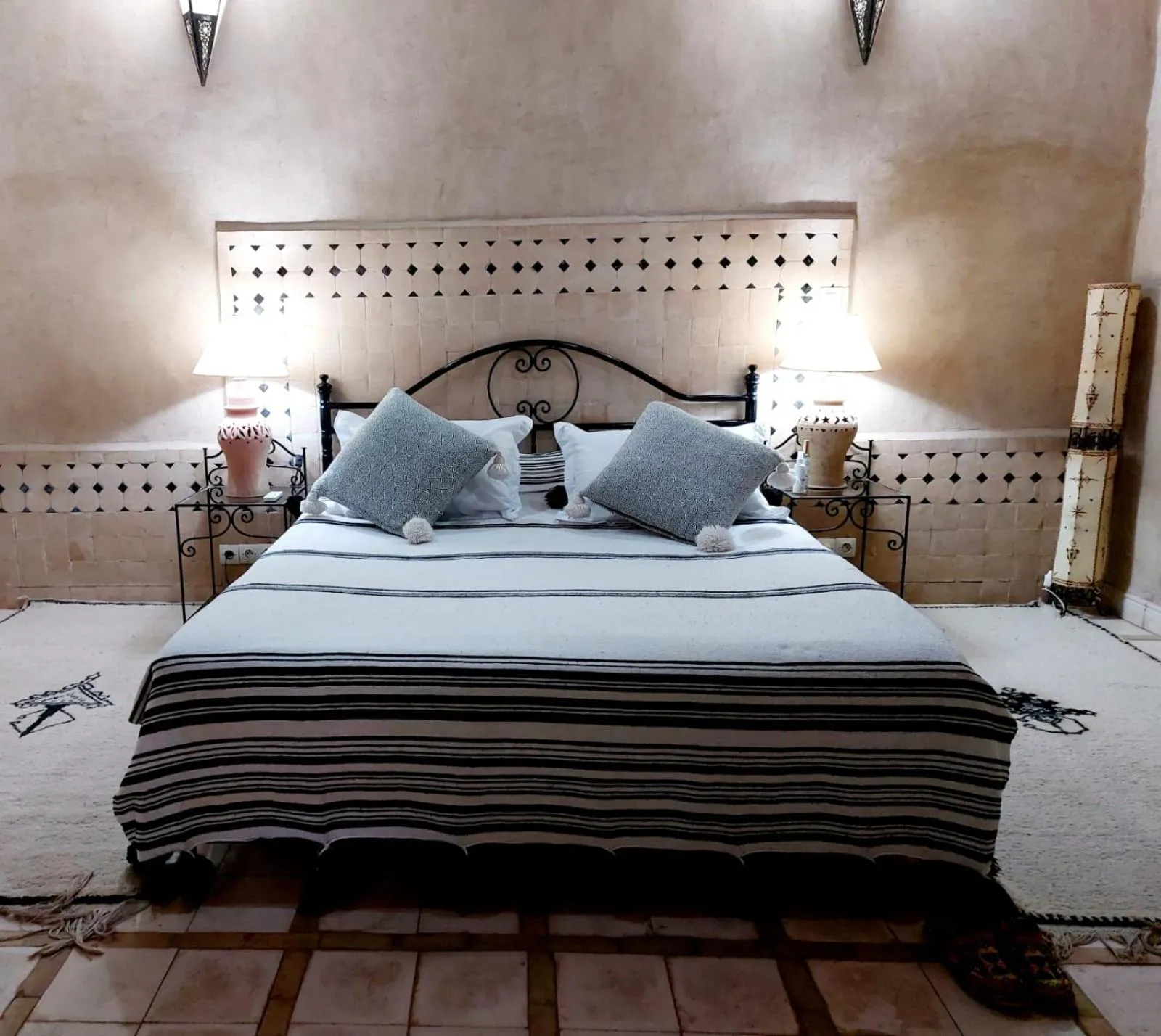 Bed in Riad Ain Khadra