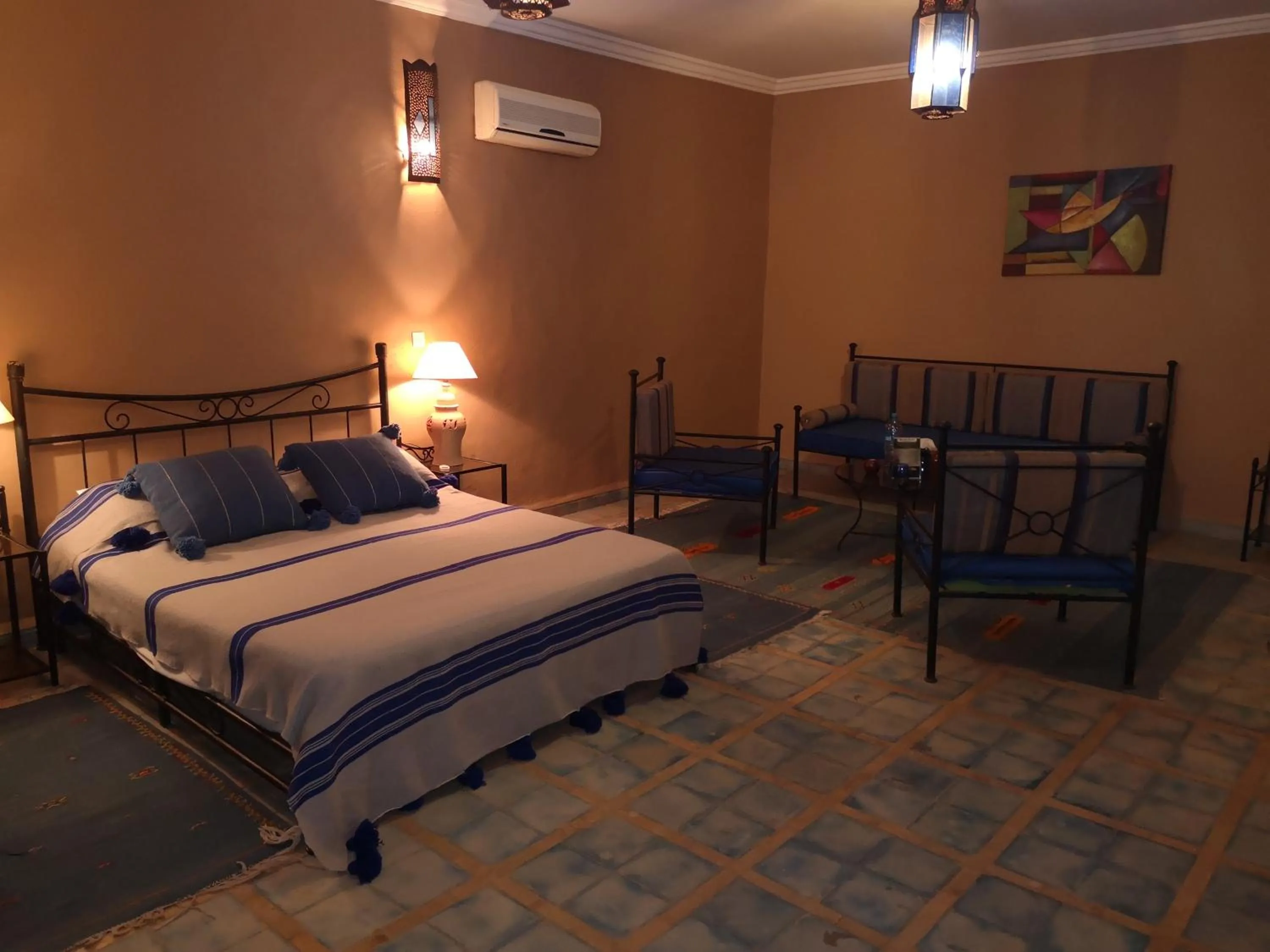 Bed in Riad Ain Khadra