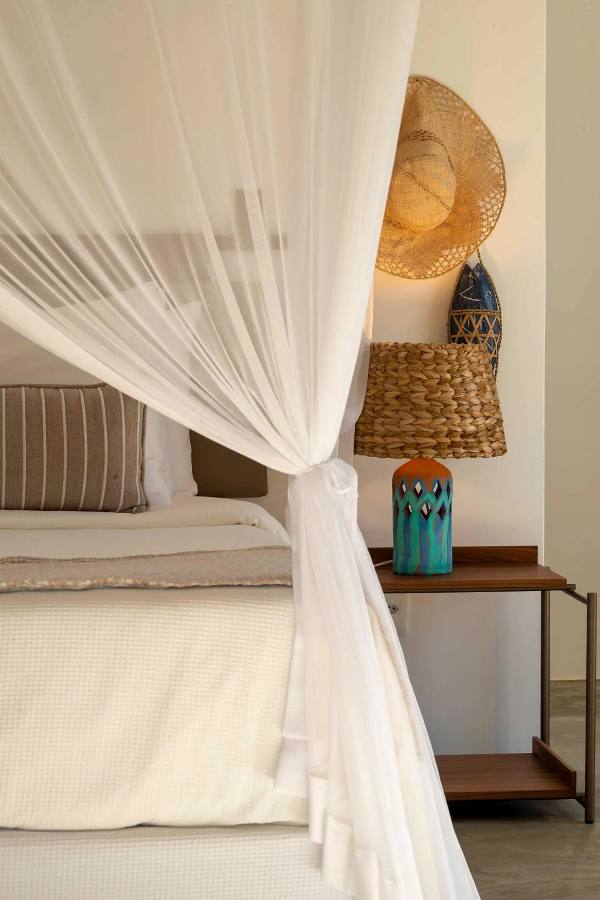 Bed in Villa dos Nativos Boutique Hotel