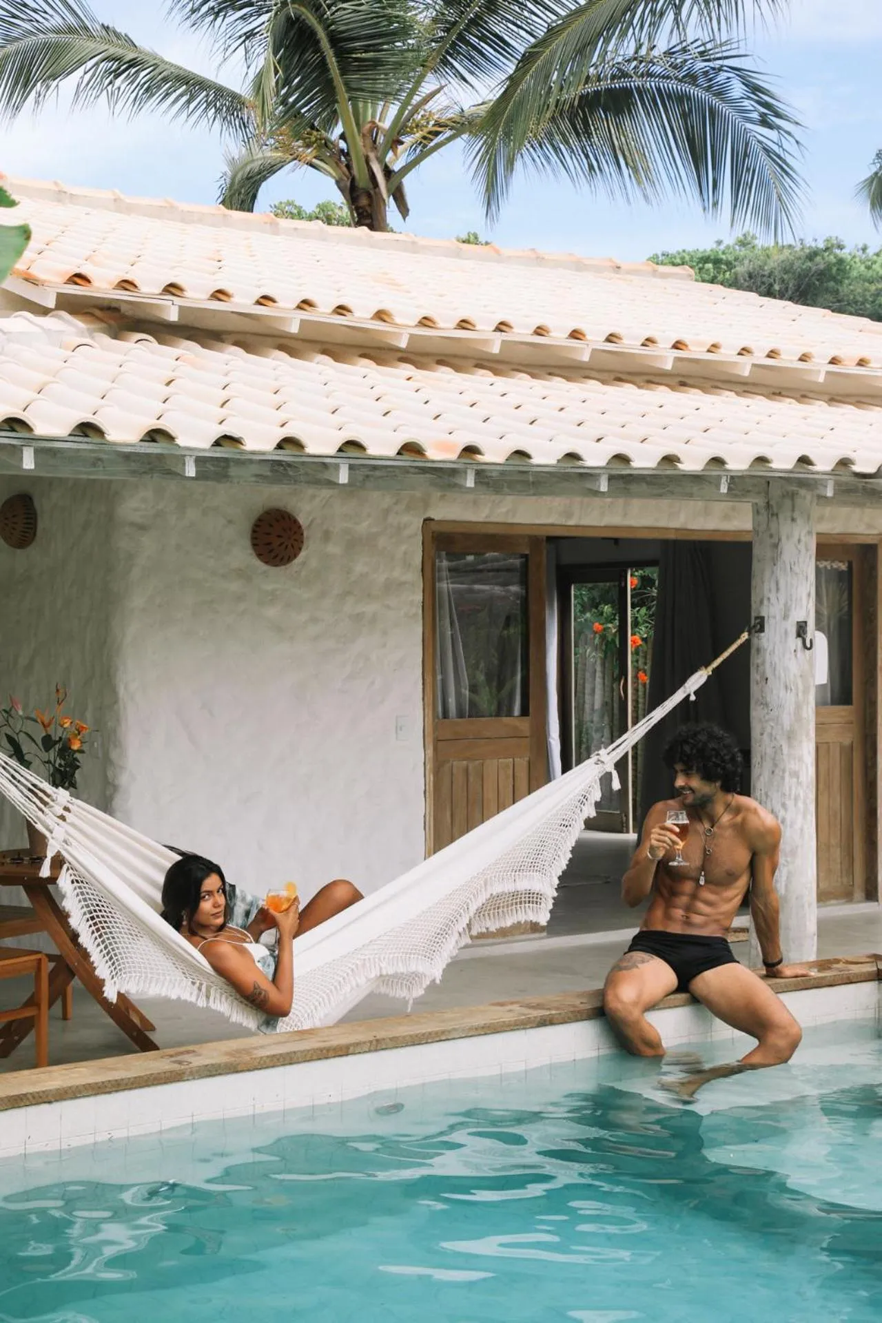 People in Villa dos Nativos Boutique Hotel