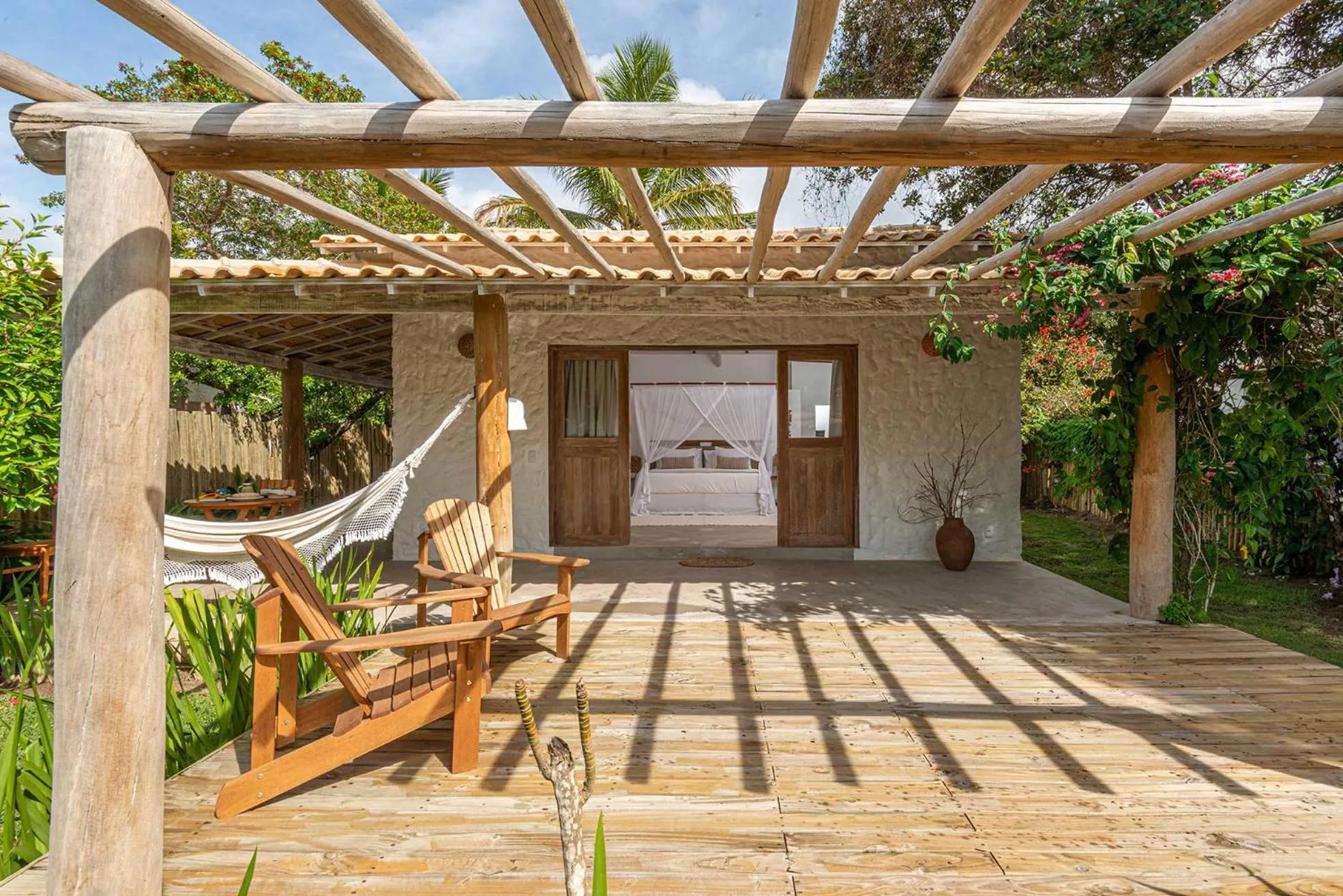 Patio in Villa dos Nativos Boutique Hotel