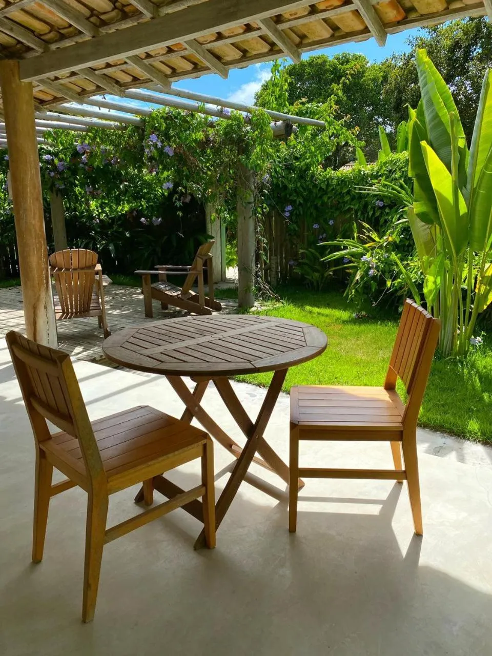 Patio in Villa dos Nativos Boutique Hotel