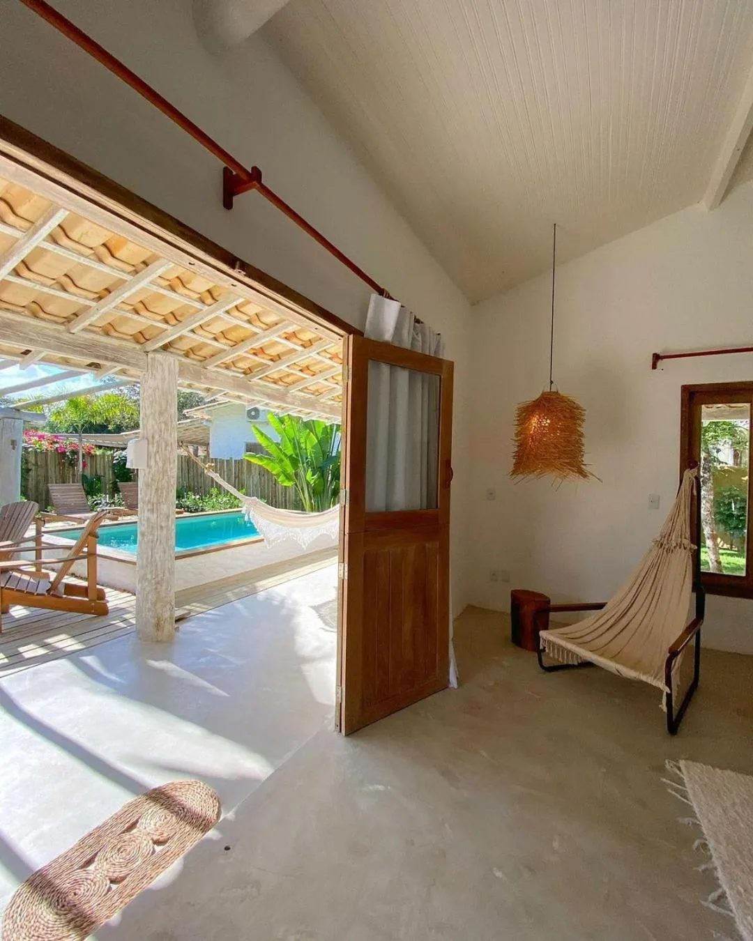 sunbed in Villa dos Nativos Boutique Hotel