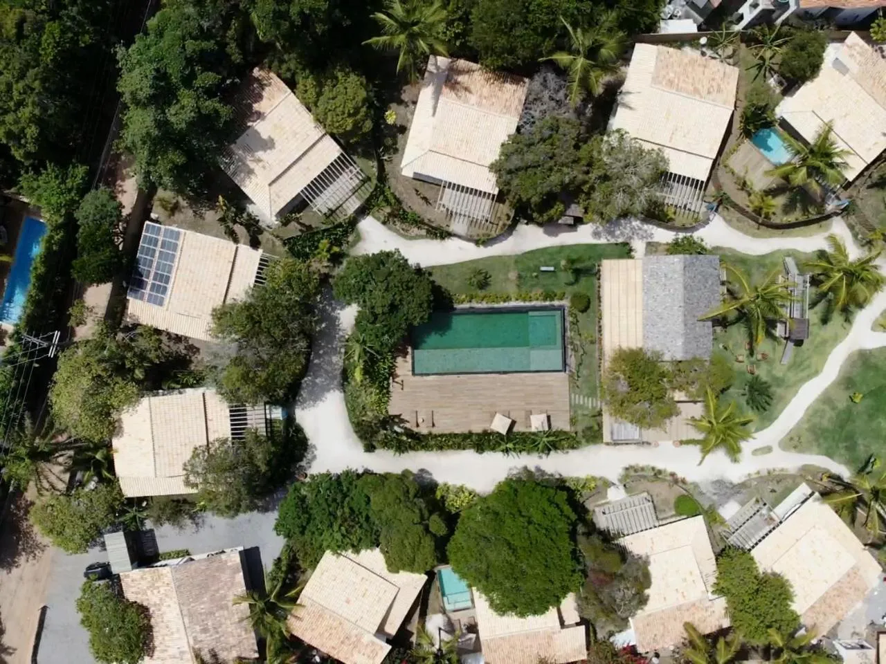 Bird's eye view in Villa dos Nativos Boutique Hotel