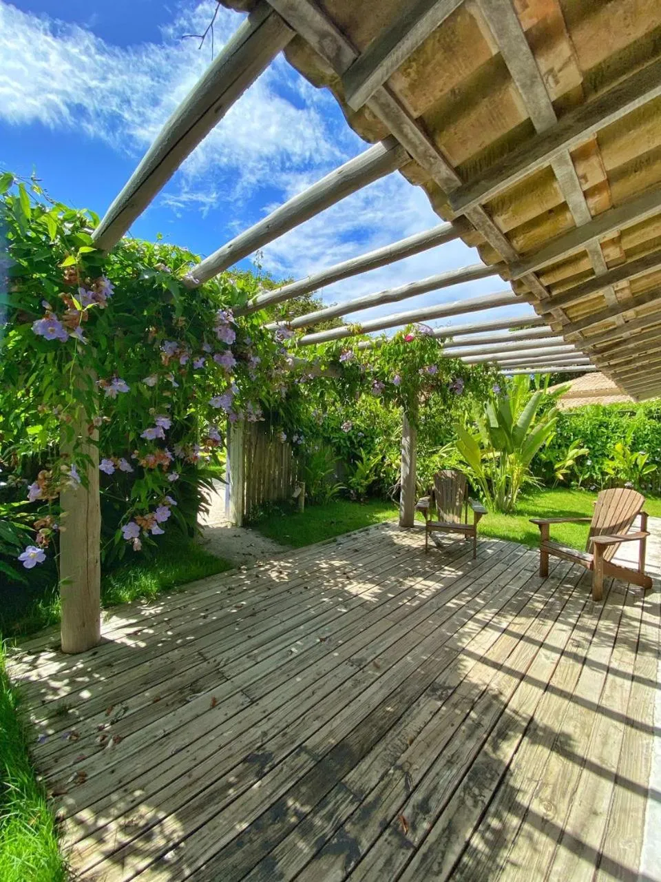 Patio in Villa dos Nativos Boutique Hotel