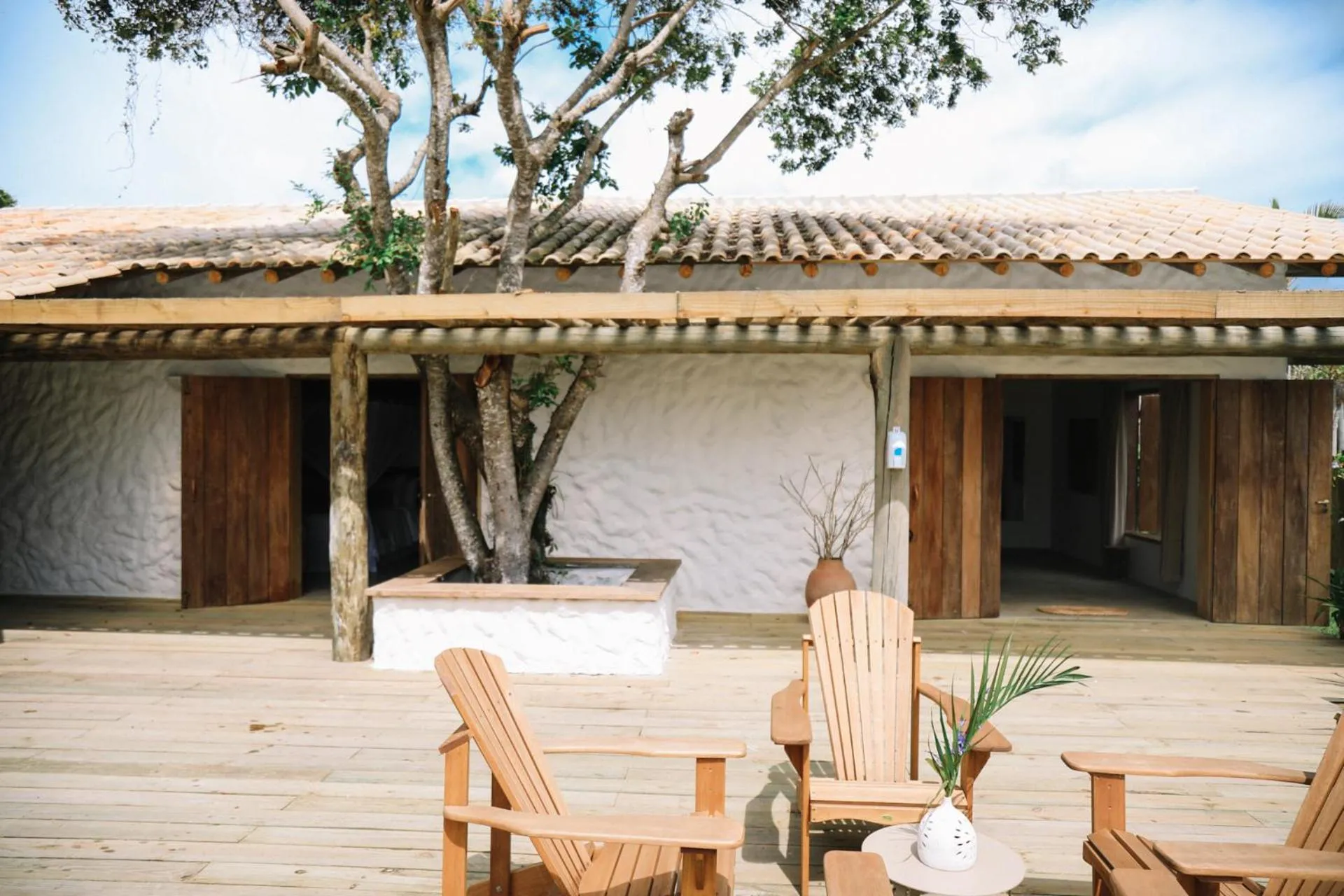 Patio in Villa dos Nativos Boutique Hotel
