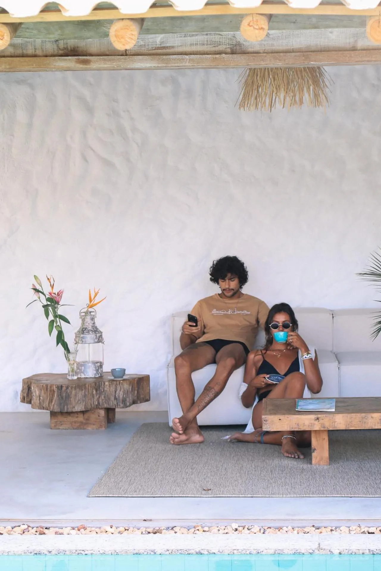 People in Villa dos Nativos Boutique Hotel