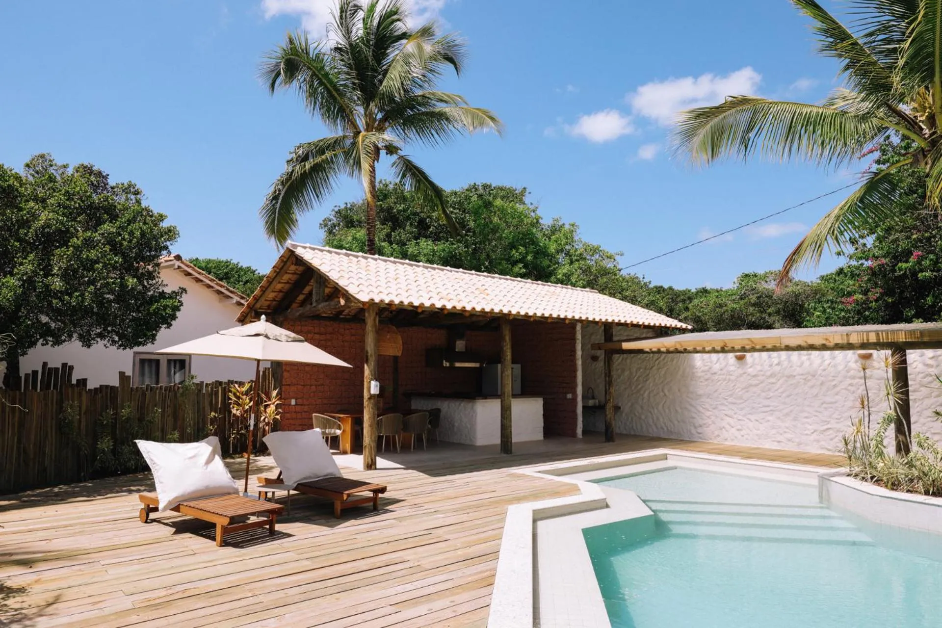 Swimming pool in Villa dos Nativos Boutique Hotel
