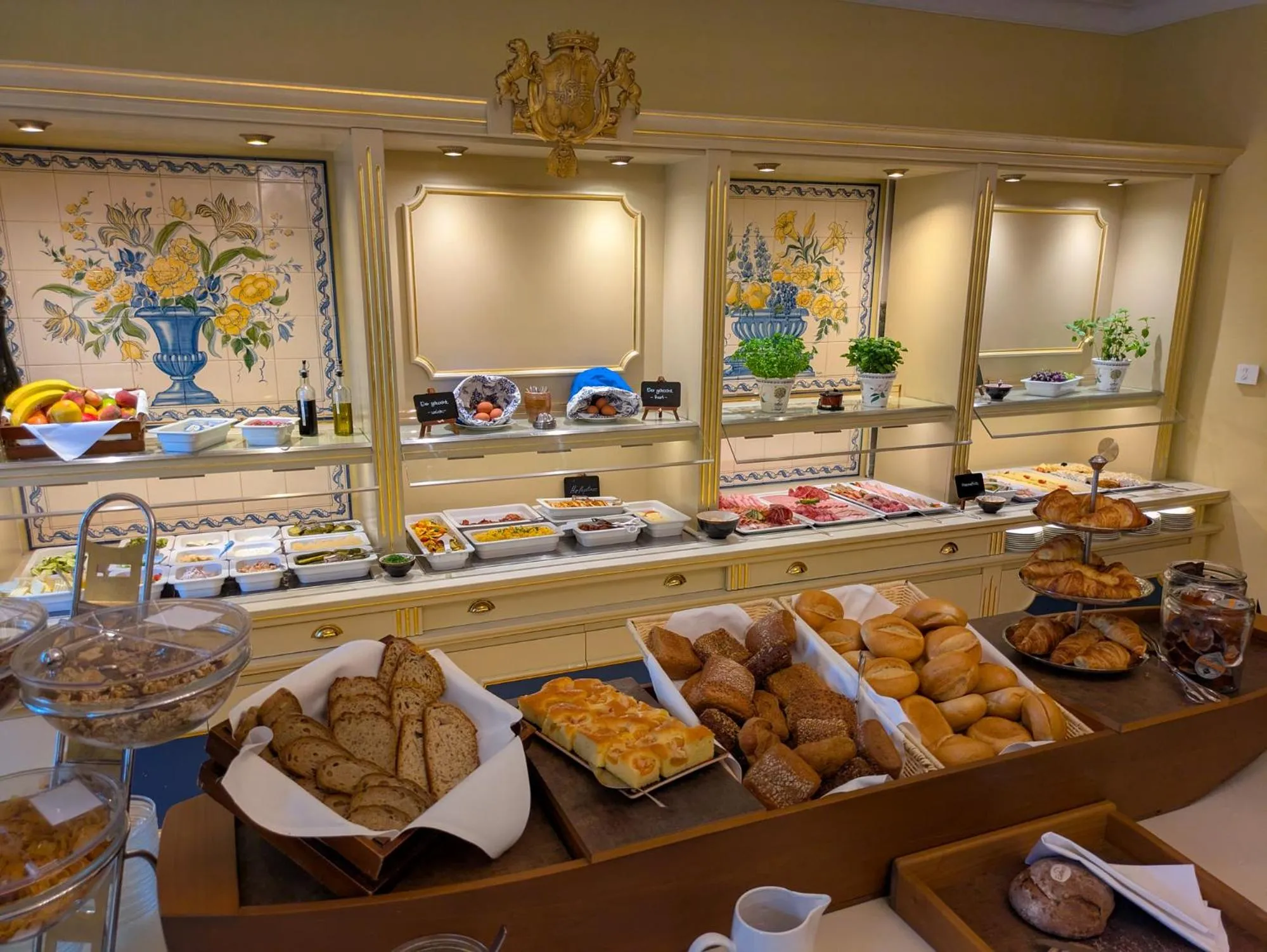 Text overlay in Schloss Lübbenau