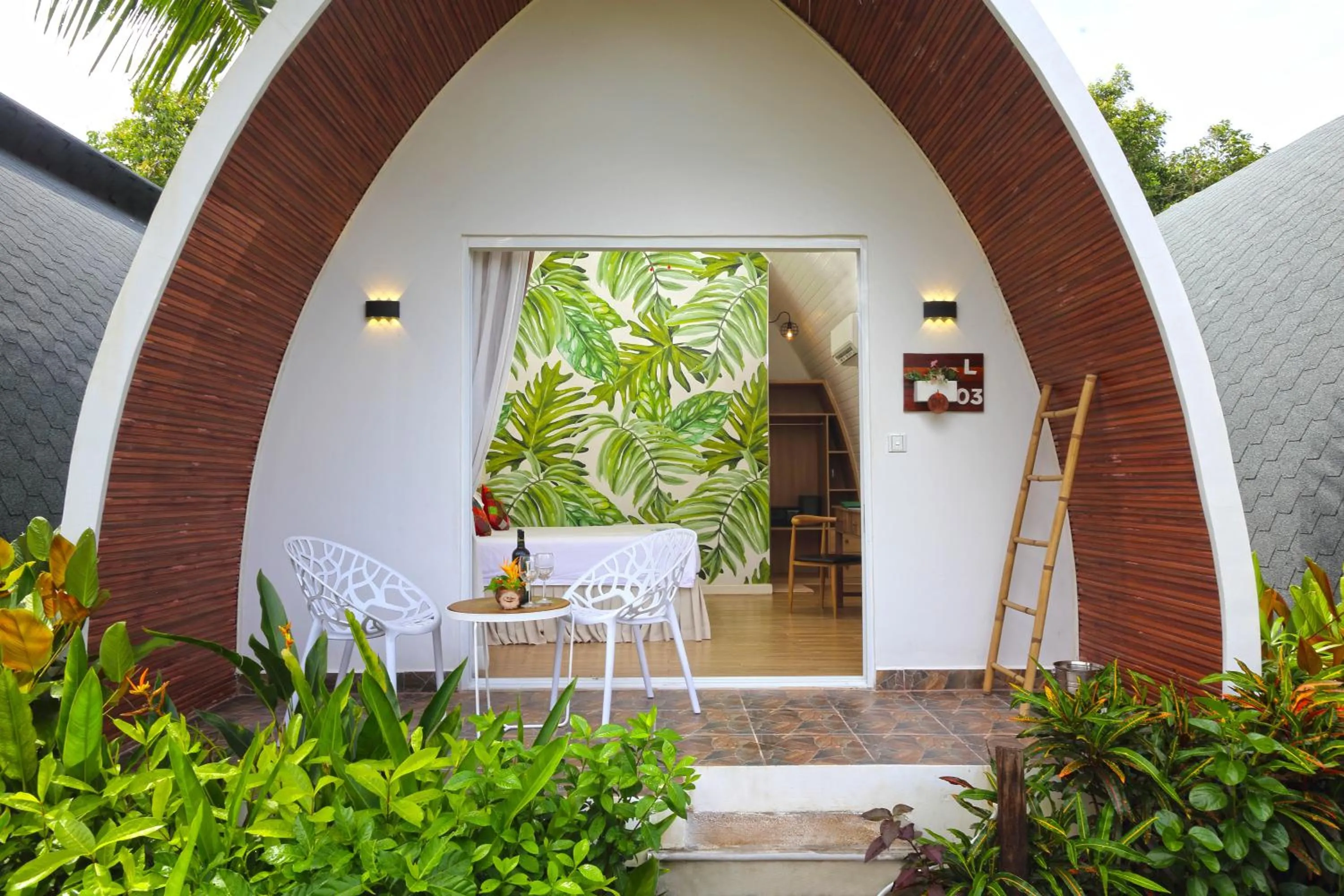 Patio in Eden Beach Resort by EHM