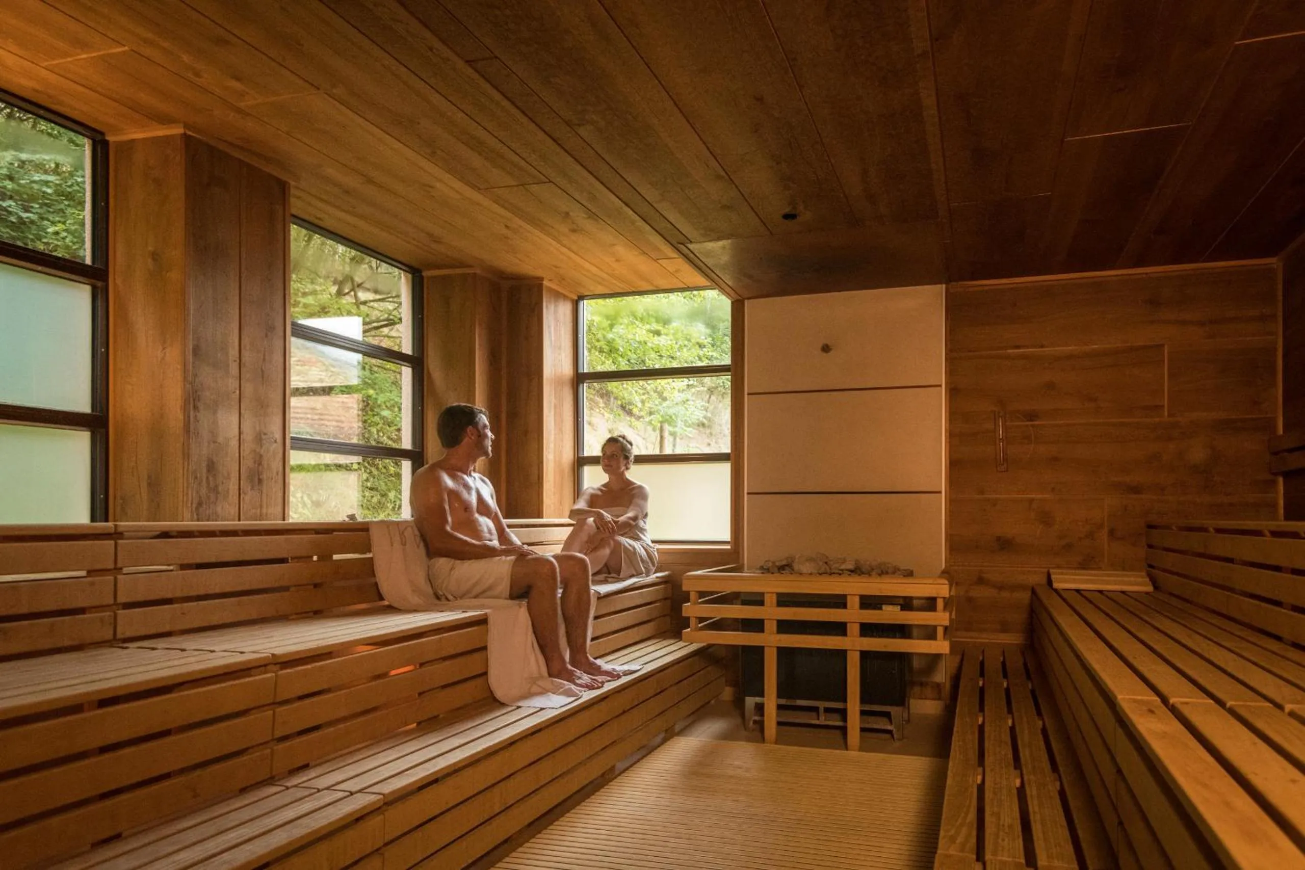 Sauna in Bollants SPA im Park, Autograph Collection