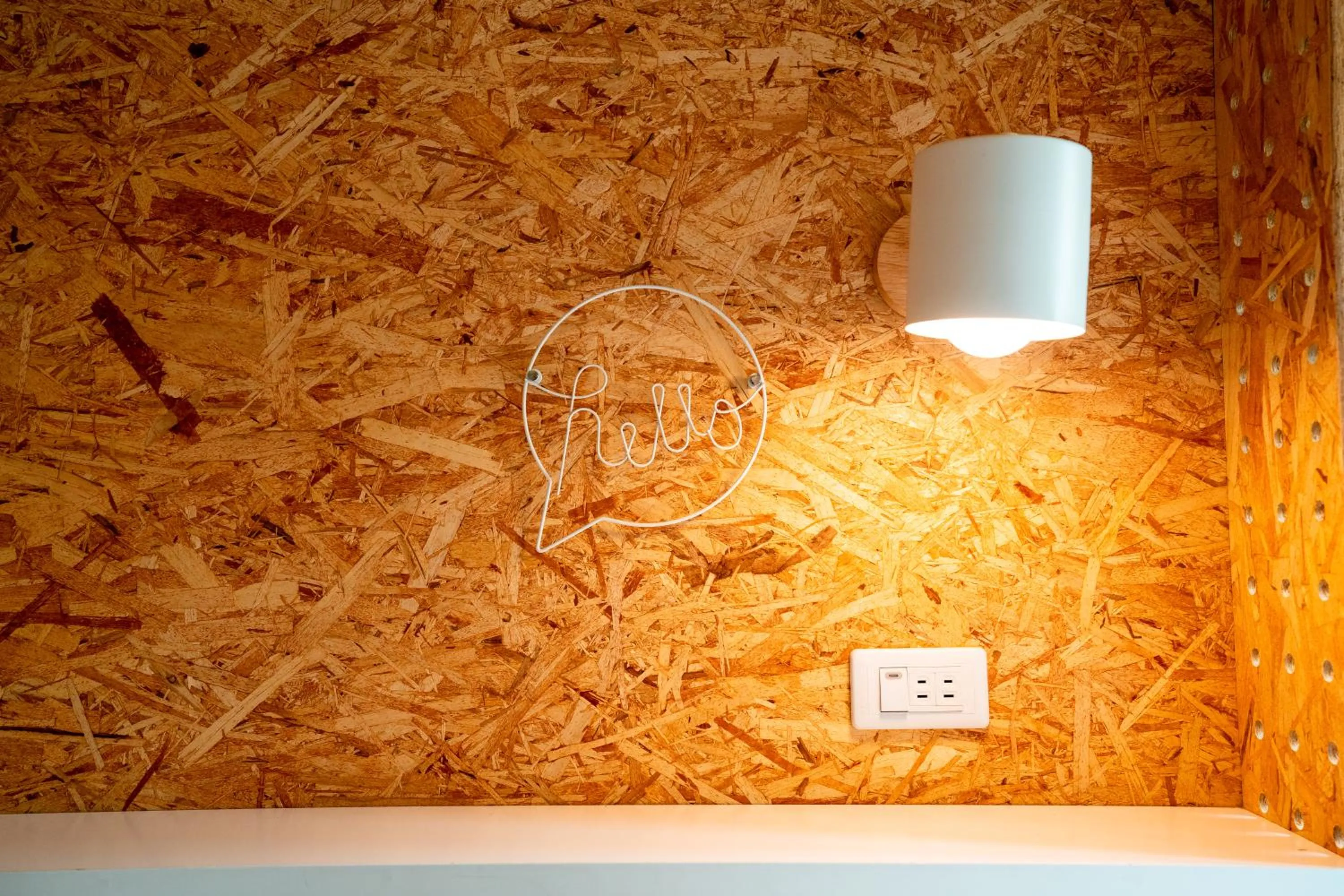 Decorative detail in Funtime Hostel