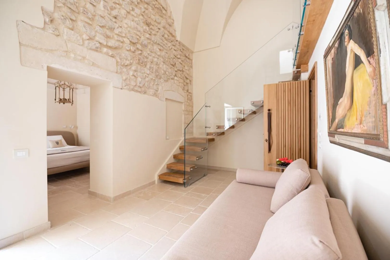 Living room, Bed in Pollicastro Boutique Hotel