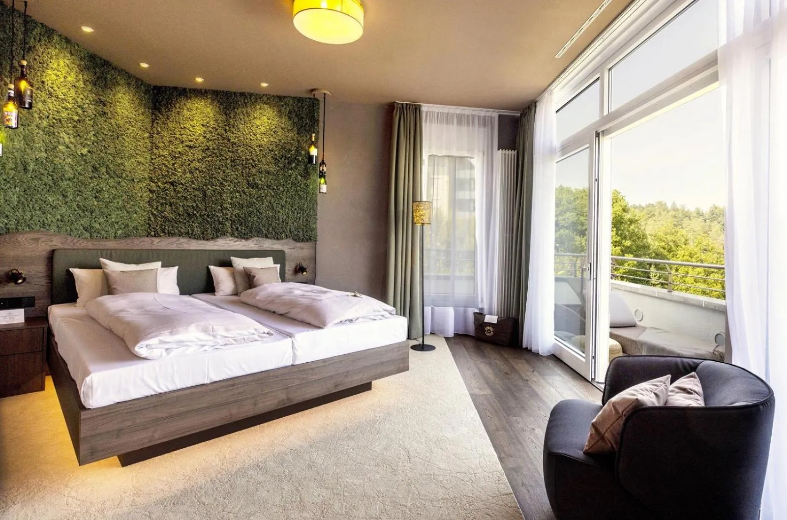 Bed in Schwarzwald Panorama