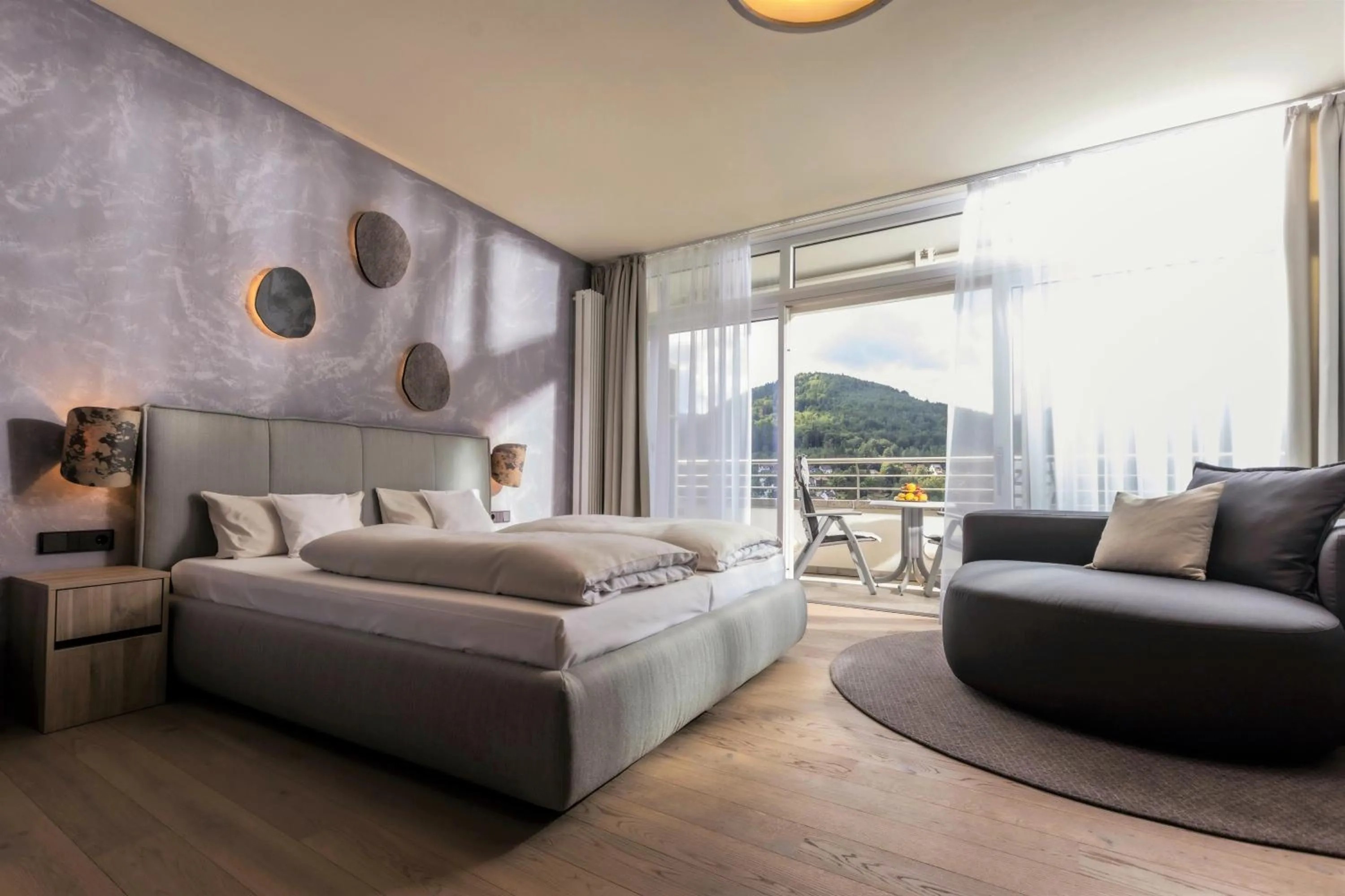 Bed in Schwarzwald Panorama