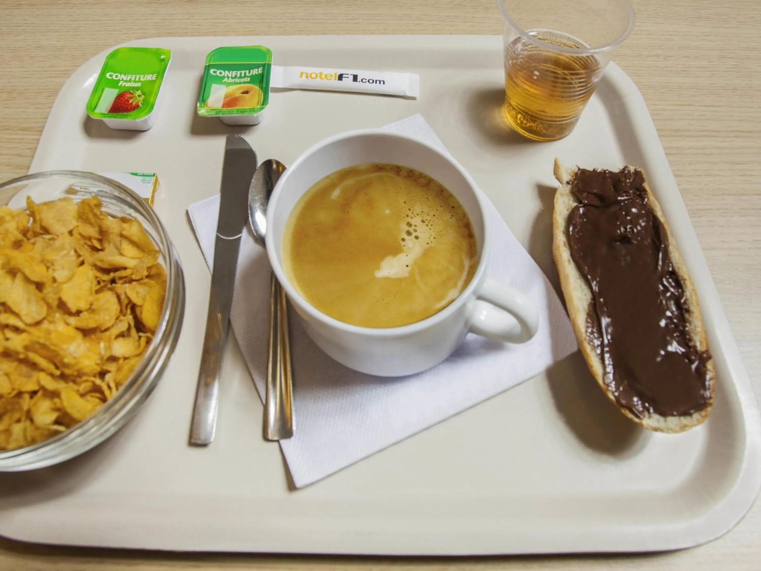 Breakfast in hotelF1 Epinal Nord