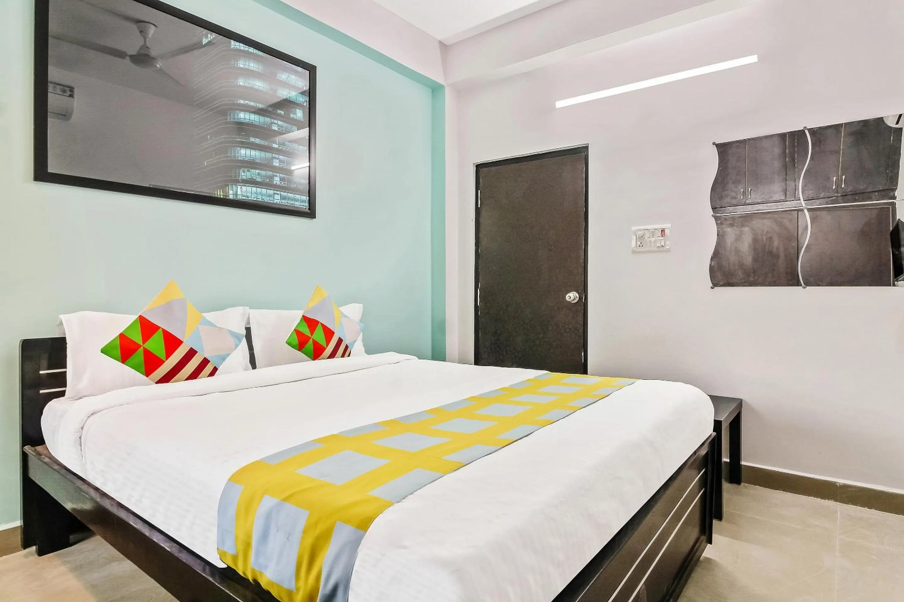 Bedroom, Bed in Collection O Vennela Residency