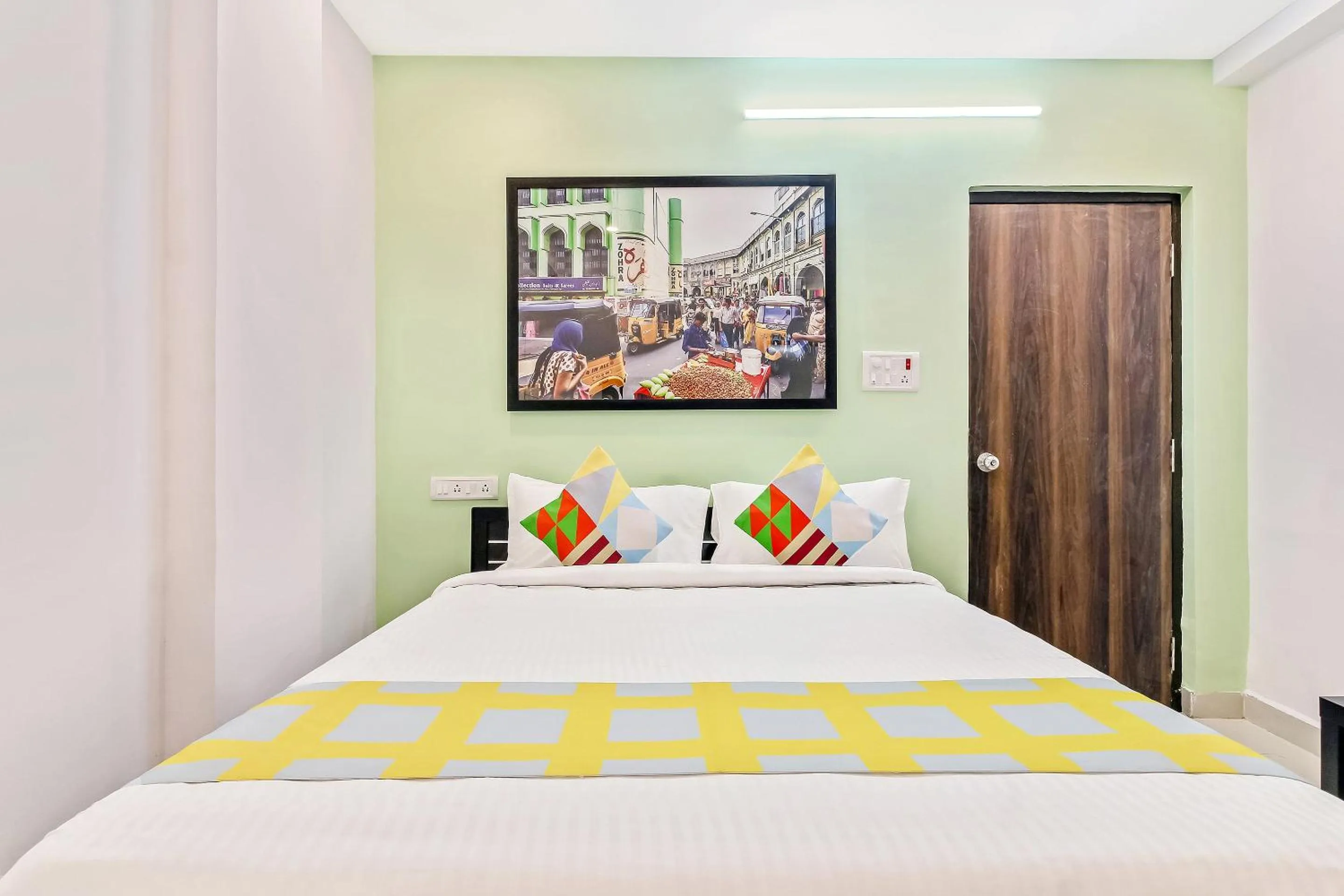 Bedroom, Bed in Collection O Vennela Residency