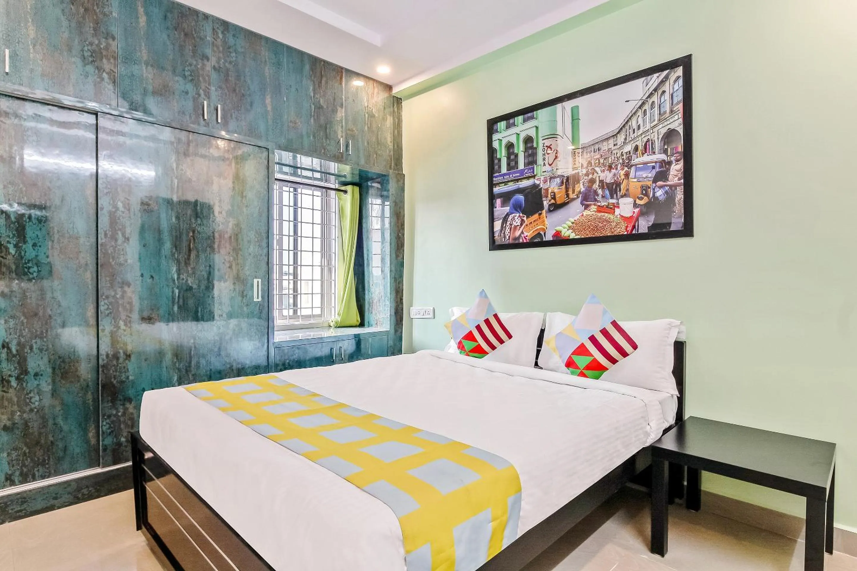 Bedroom, Bed in Collection O Vennela Residency