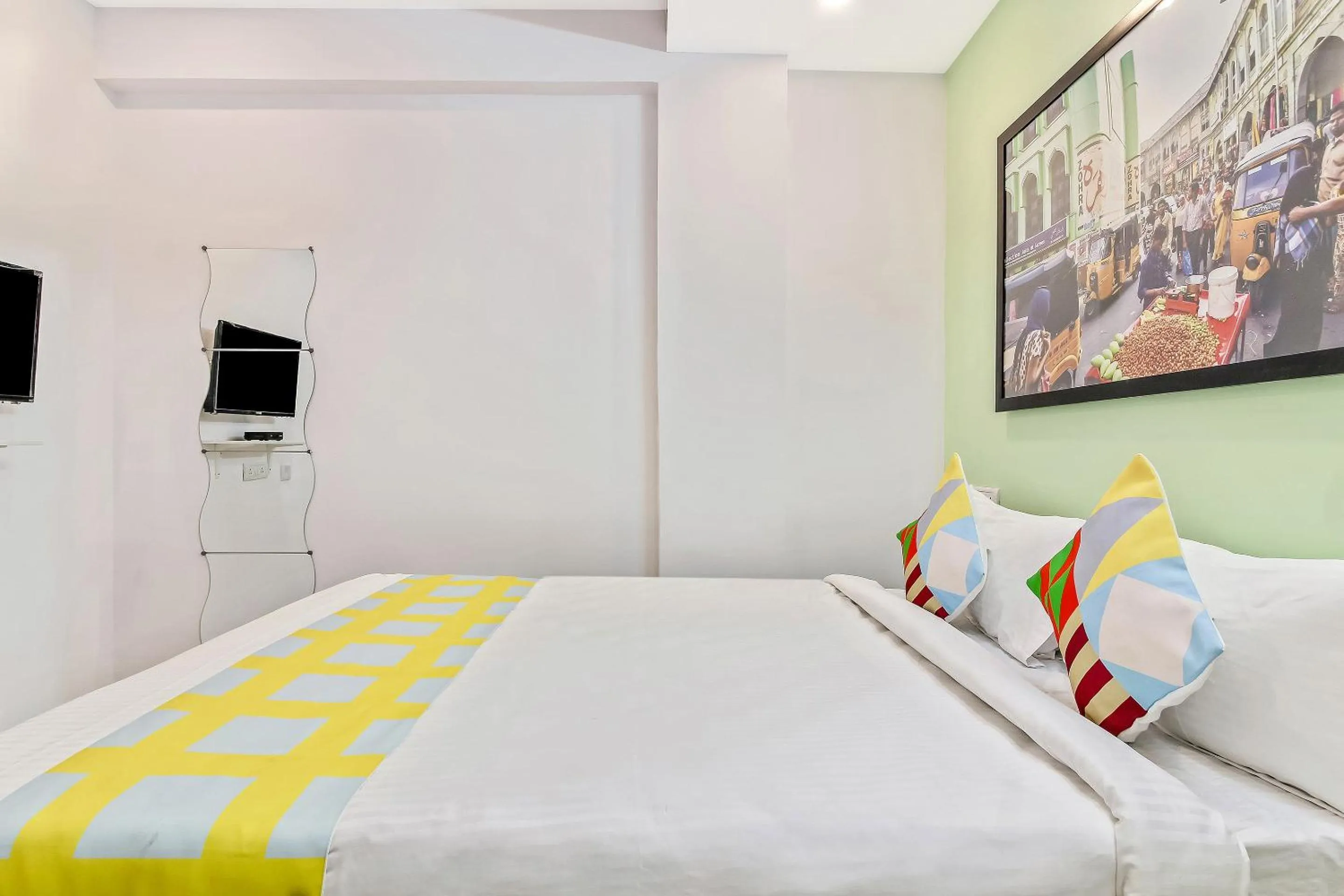 Bedroom, Bed in Collection O Vennela Residency