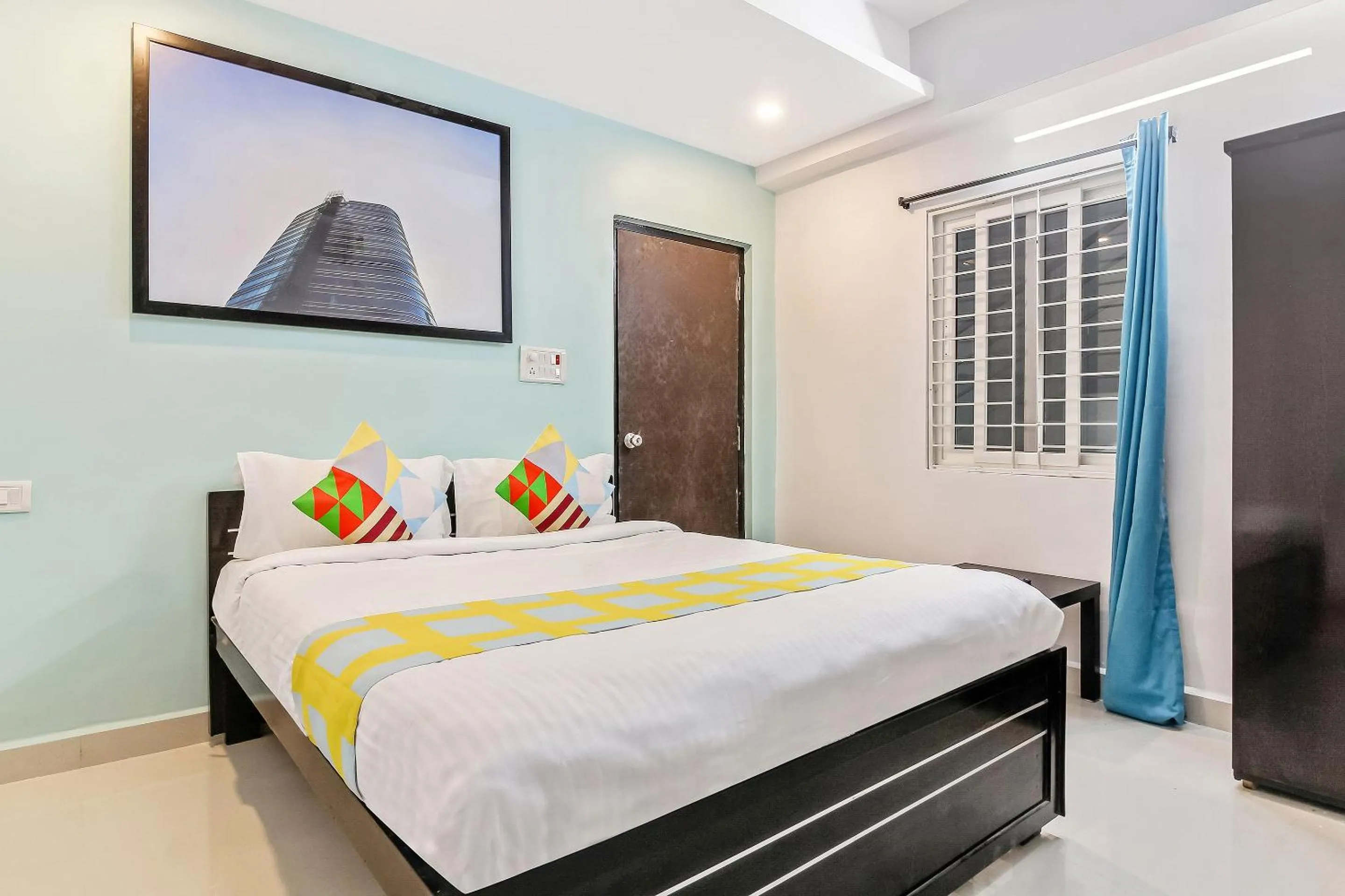 Bedroom, Bed in Collection O Vennela Residency