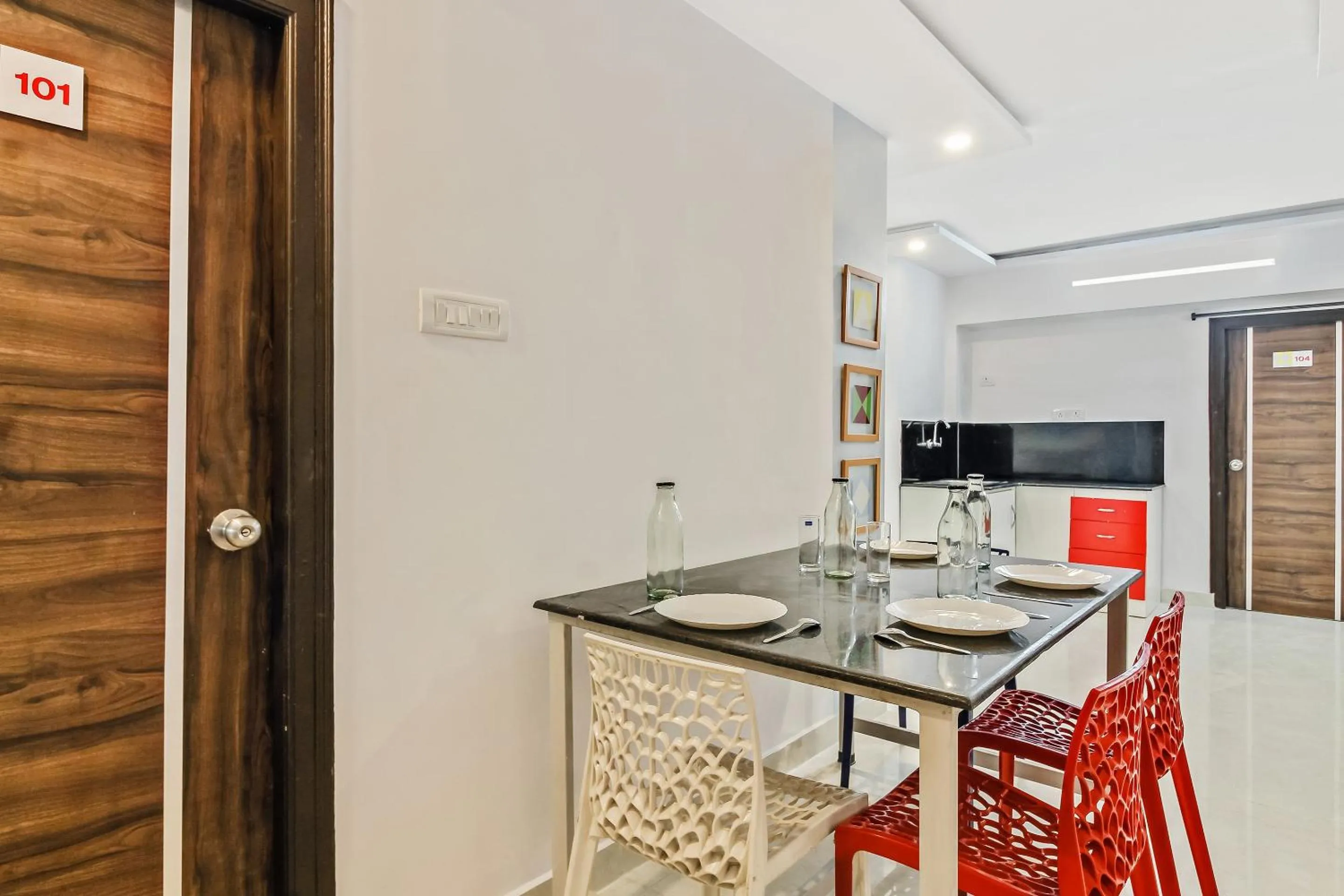 Dining area in Collection O Vennela Residency