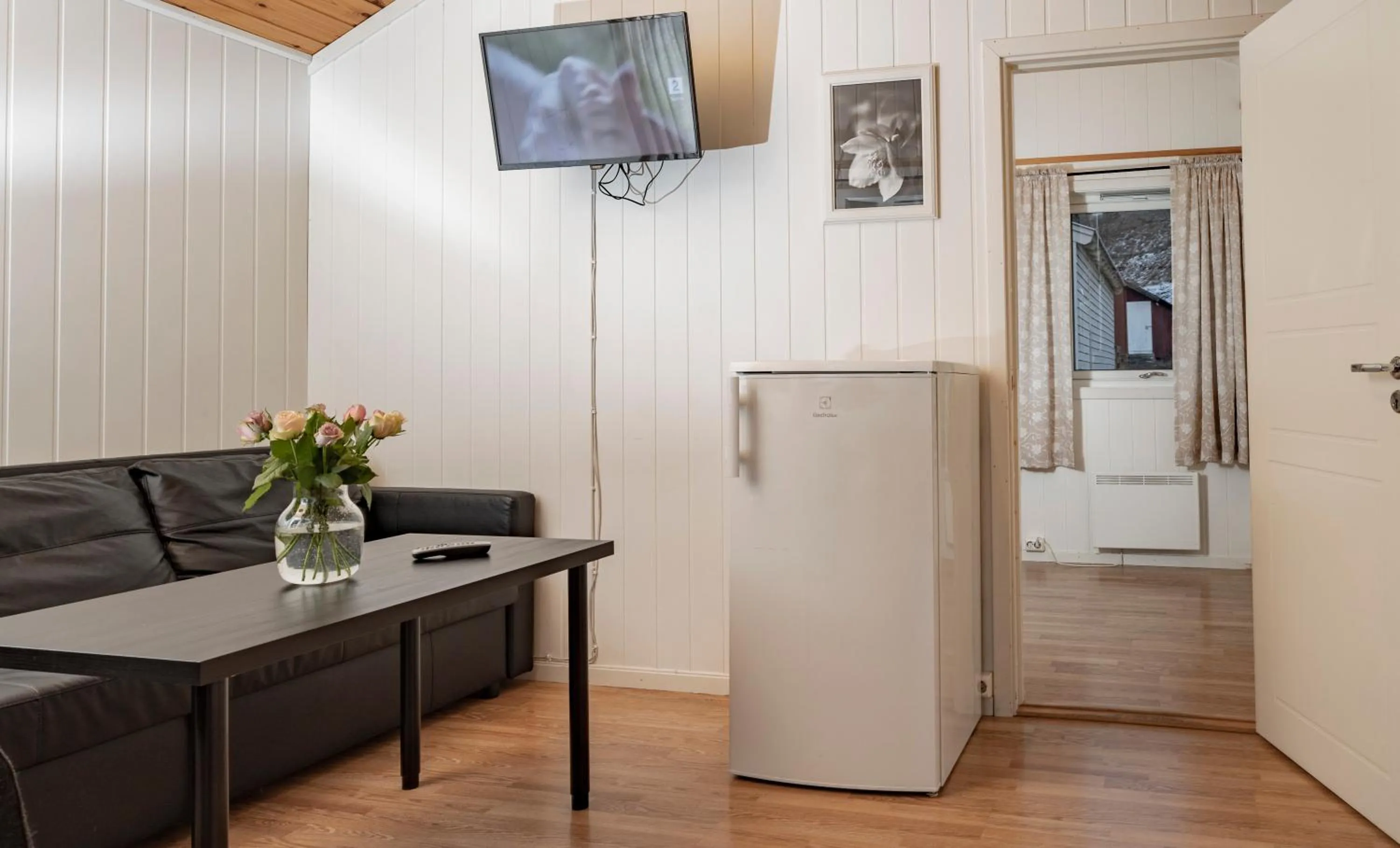 Living room in Lillehammer Camping