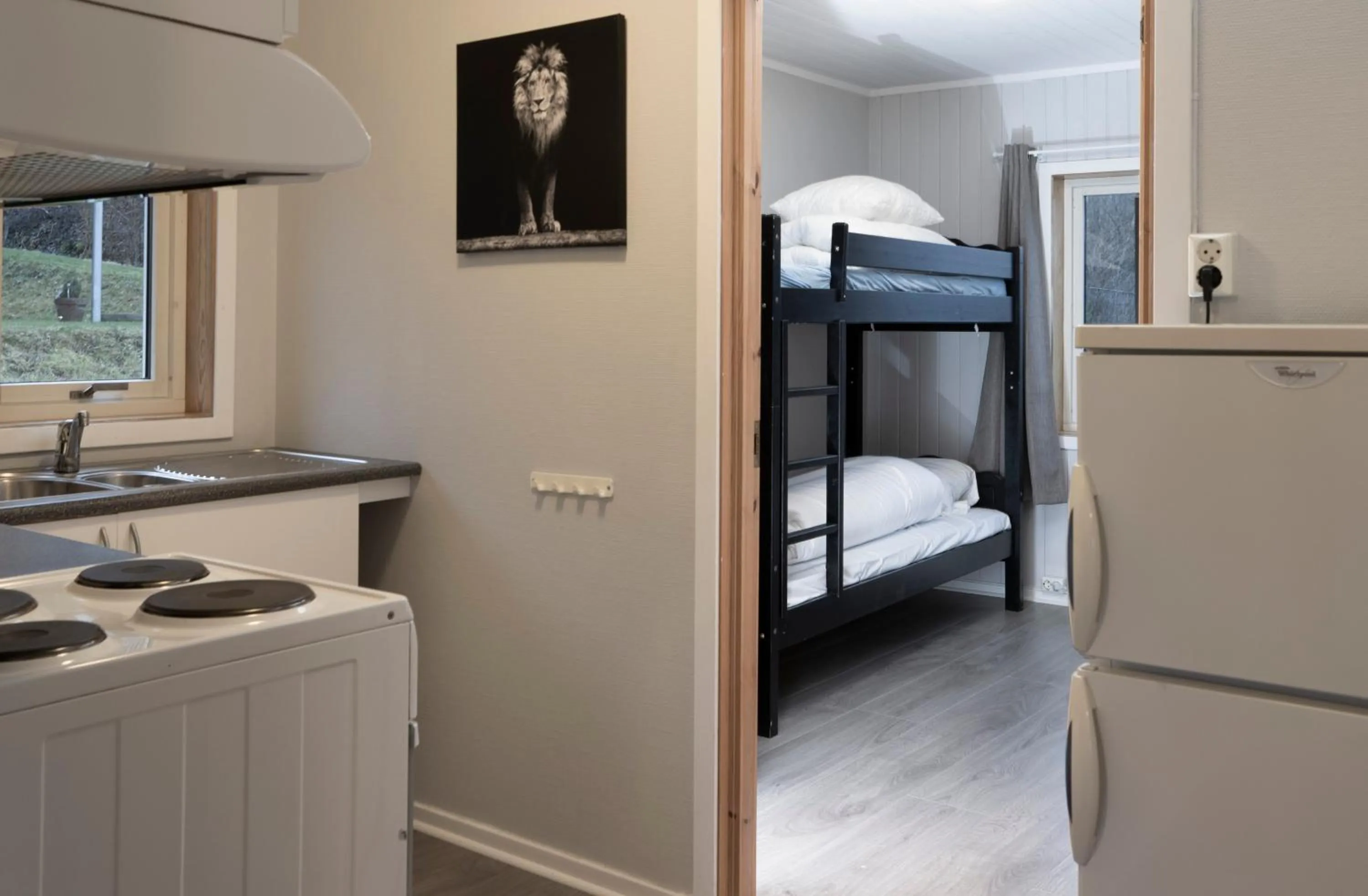 Bedroom, Bed in Lillehammer Camping