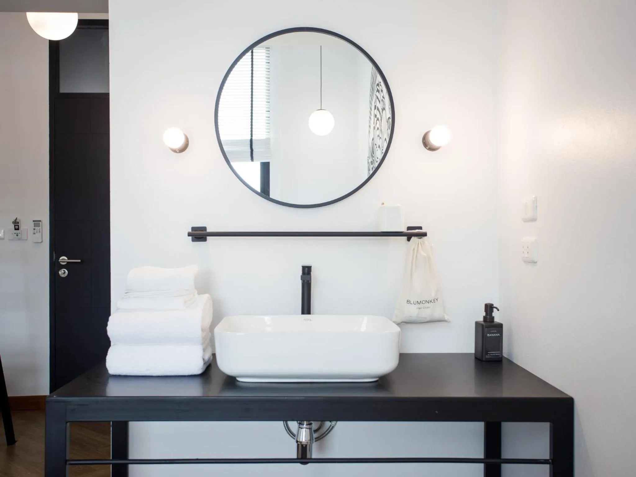 Decorative detail in Blu Monkey Hub & Hotel Ranong