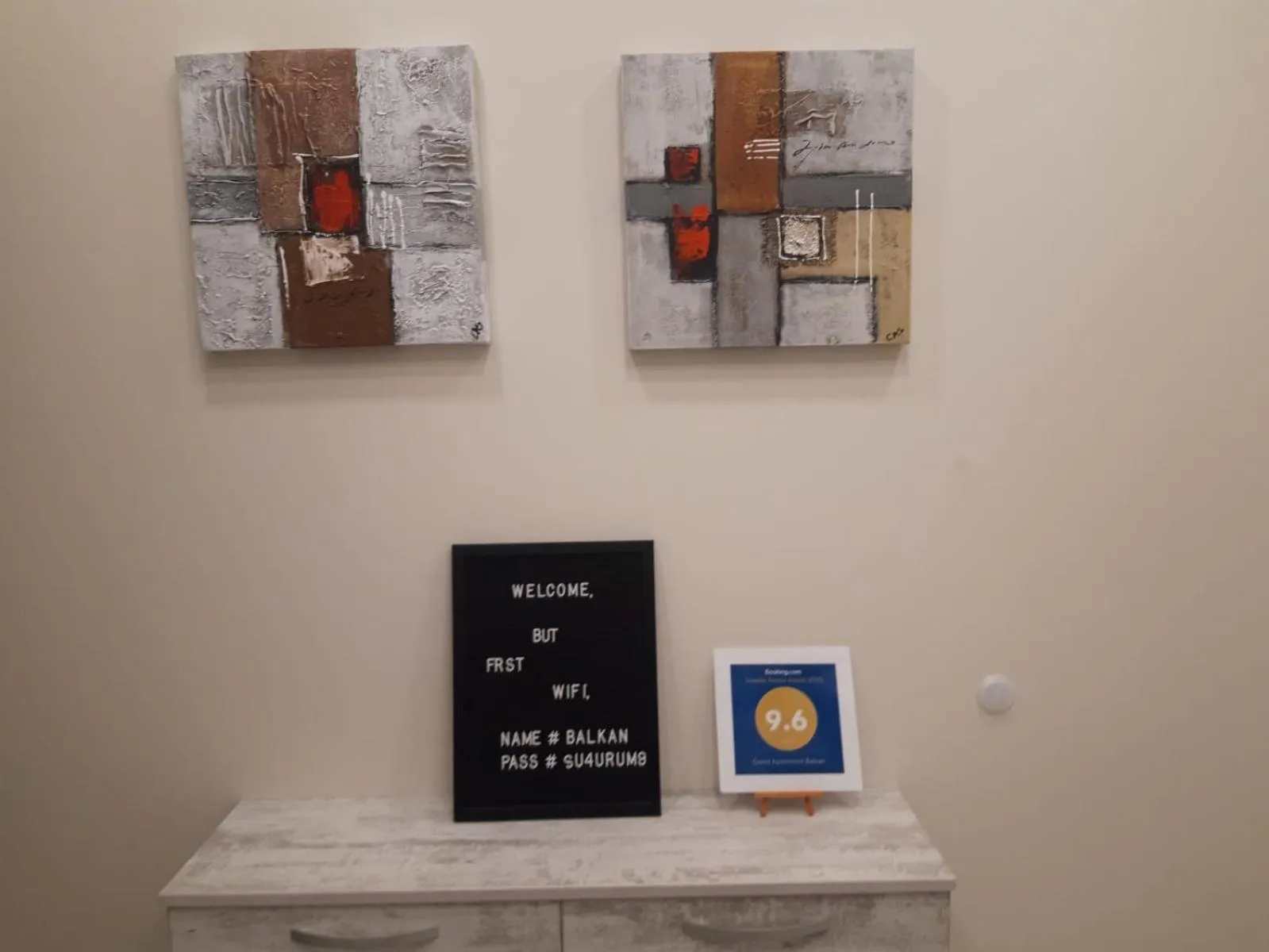 Certificate/Award in Guest Apartment Balkan